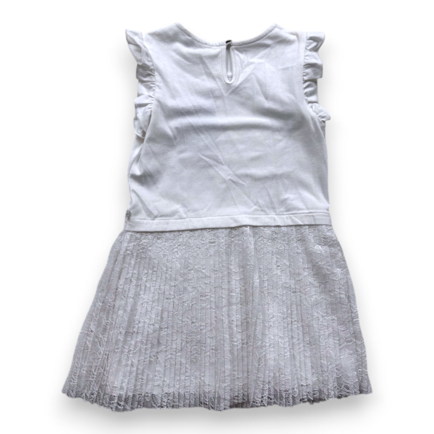 IKKS - Robe blanc avec détails - 3 ans