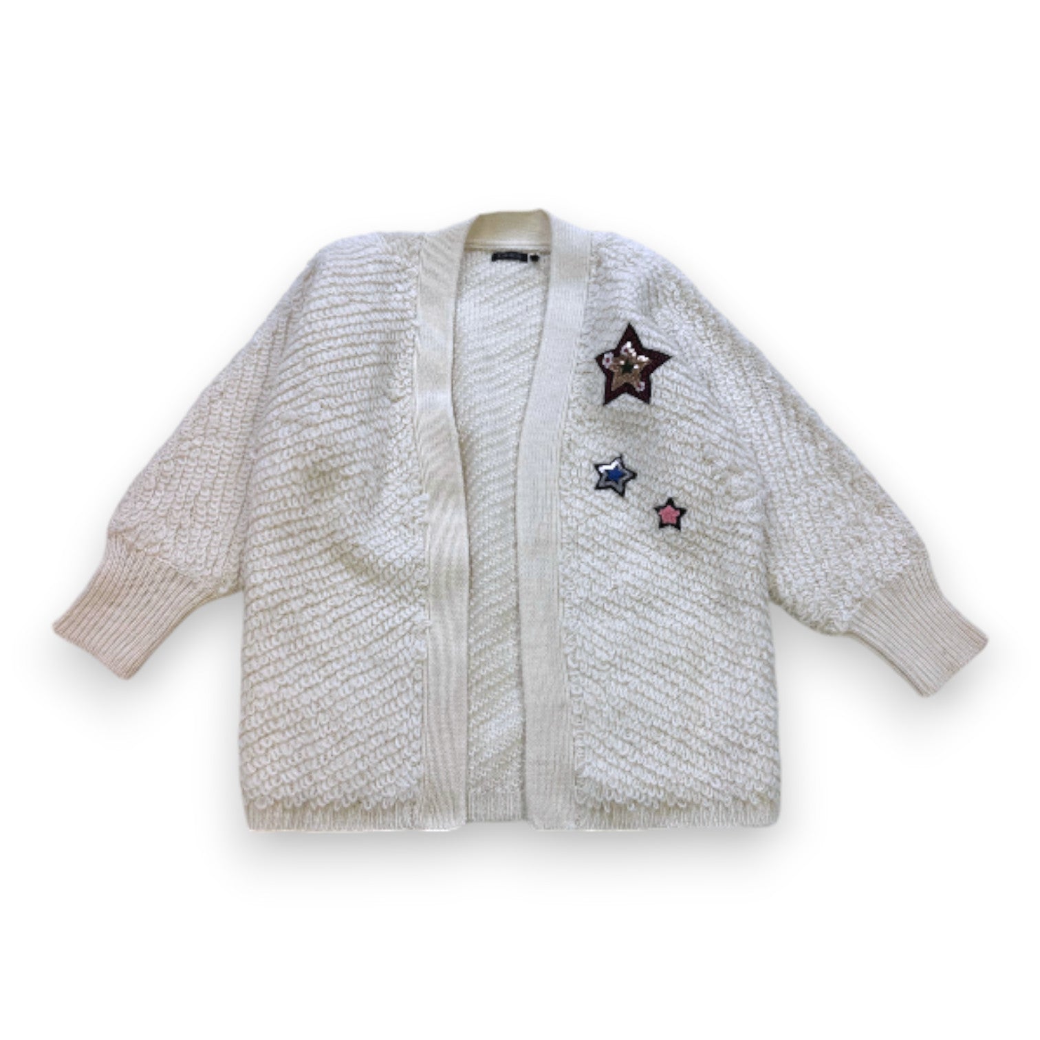 IKKS - GILET BEIGE - 6 ANS