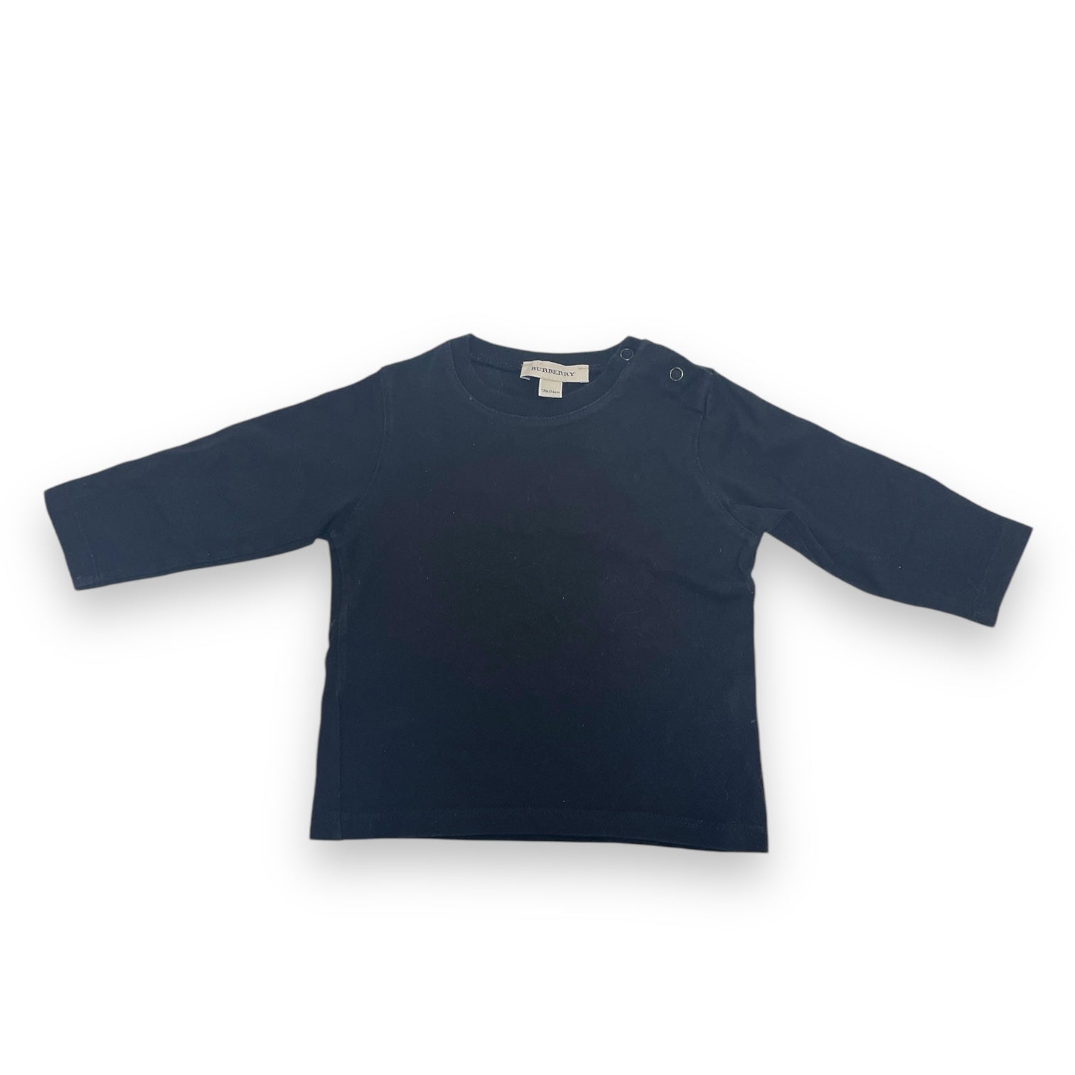 BURBERRY - T-SHIRT - NOIR - 12 MOIS