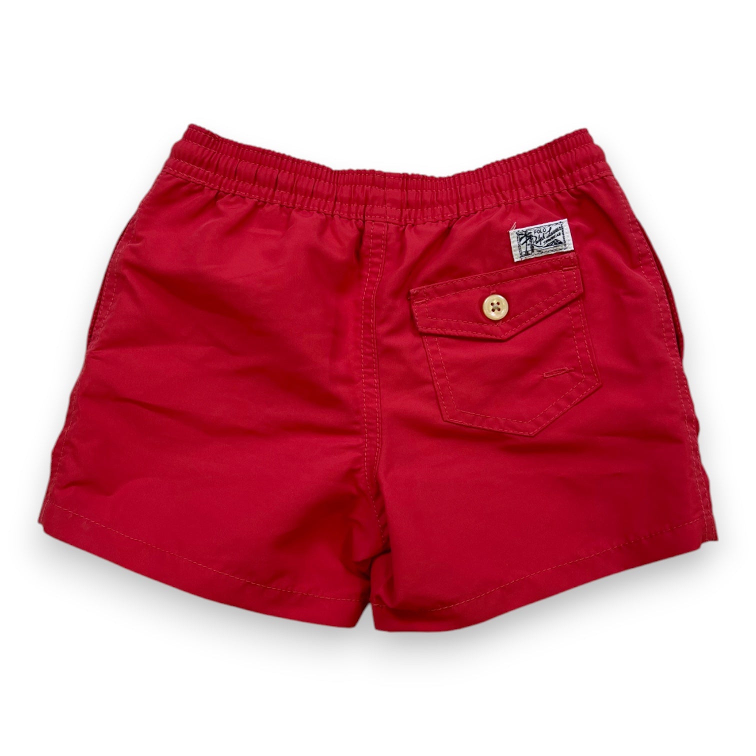 RALPH LAUREN - SHORT DE BAIN - ROUGE - 3 ANS