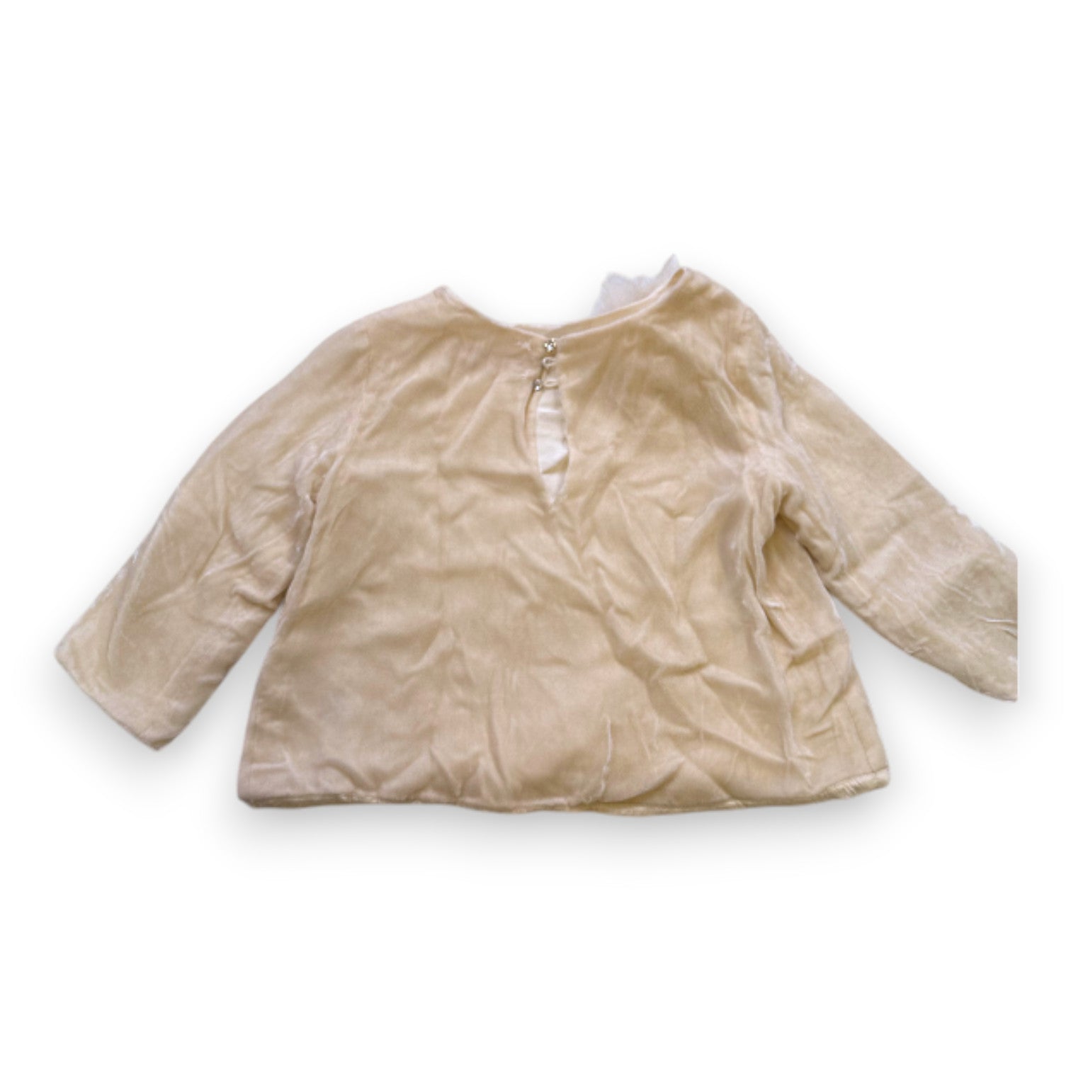 BONPOINT - BLOUSE BEIGE - 8 ANS