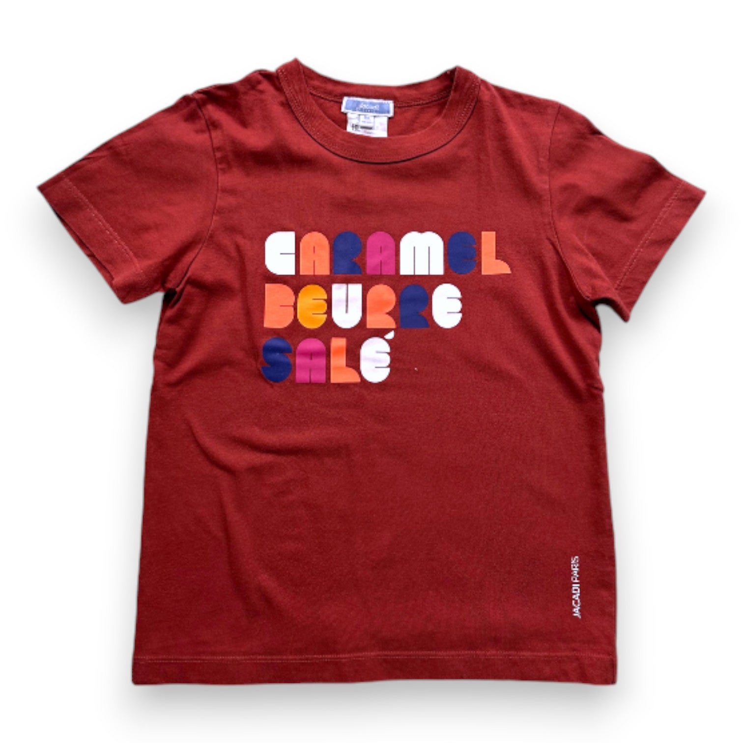 JACADI - T-SHIRT - MARRON - 6 ANS