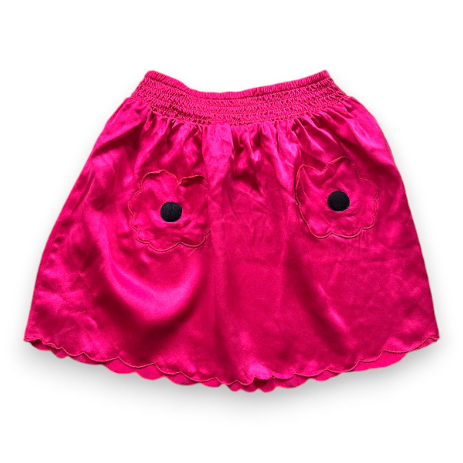 SONIA RYCKIEL - Jupe rose en soie - 6 ans