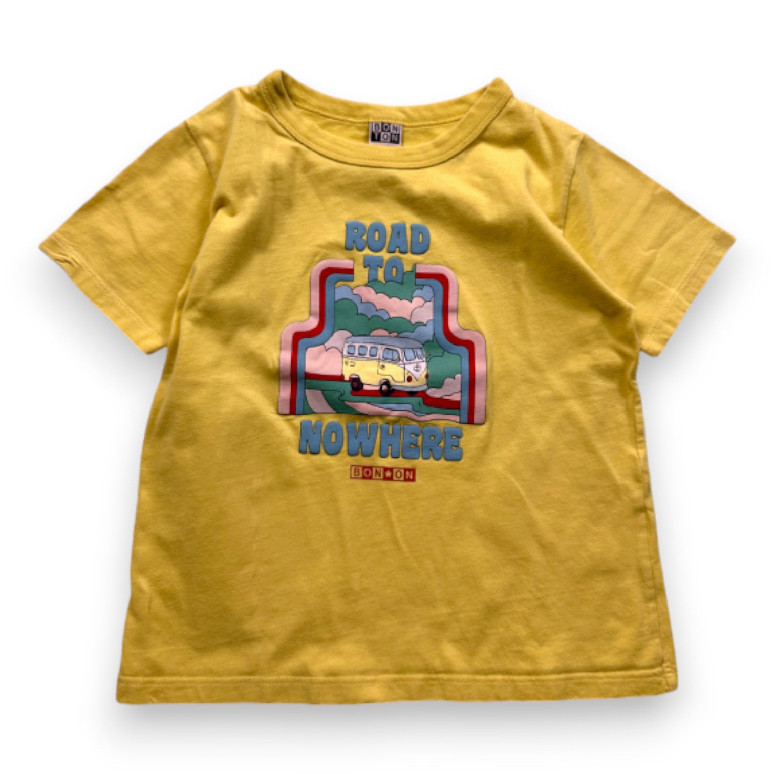 BONTON - T-SHIRT - JAUNE - 6 ANS