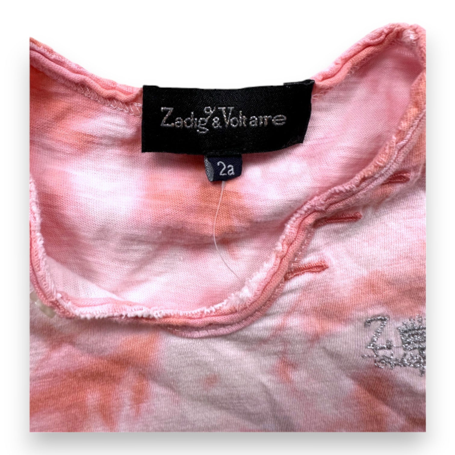 ZADIG & VOLTAIRE - T-shirt orange - 2 ans