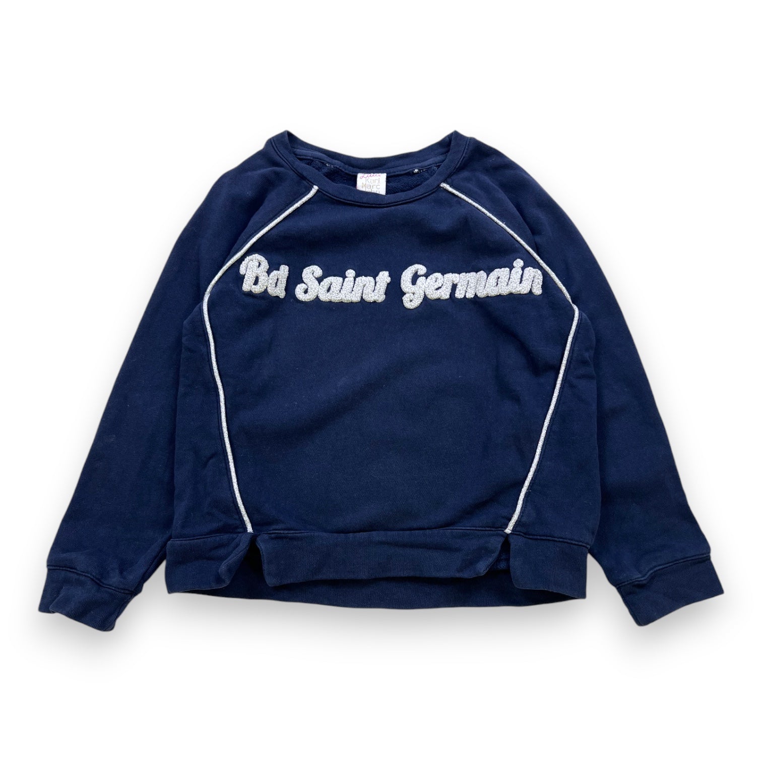 LITTLE KARL MARC JOHN - SWEAT - BLEU - 8 ANS