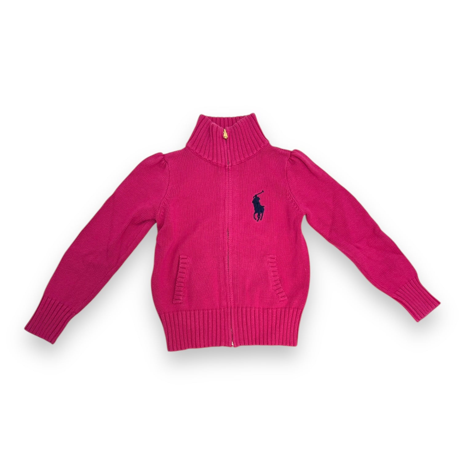 RALPH LAUREN - PULL - ROSE - 5 ANS