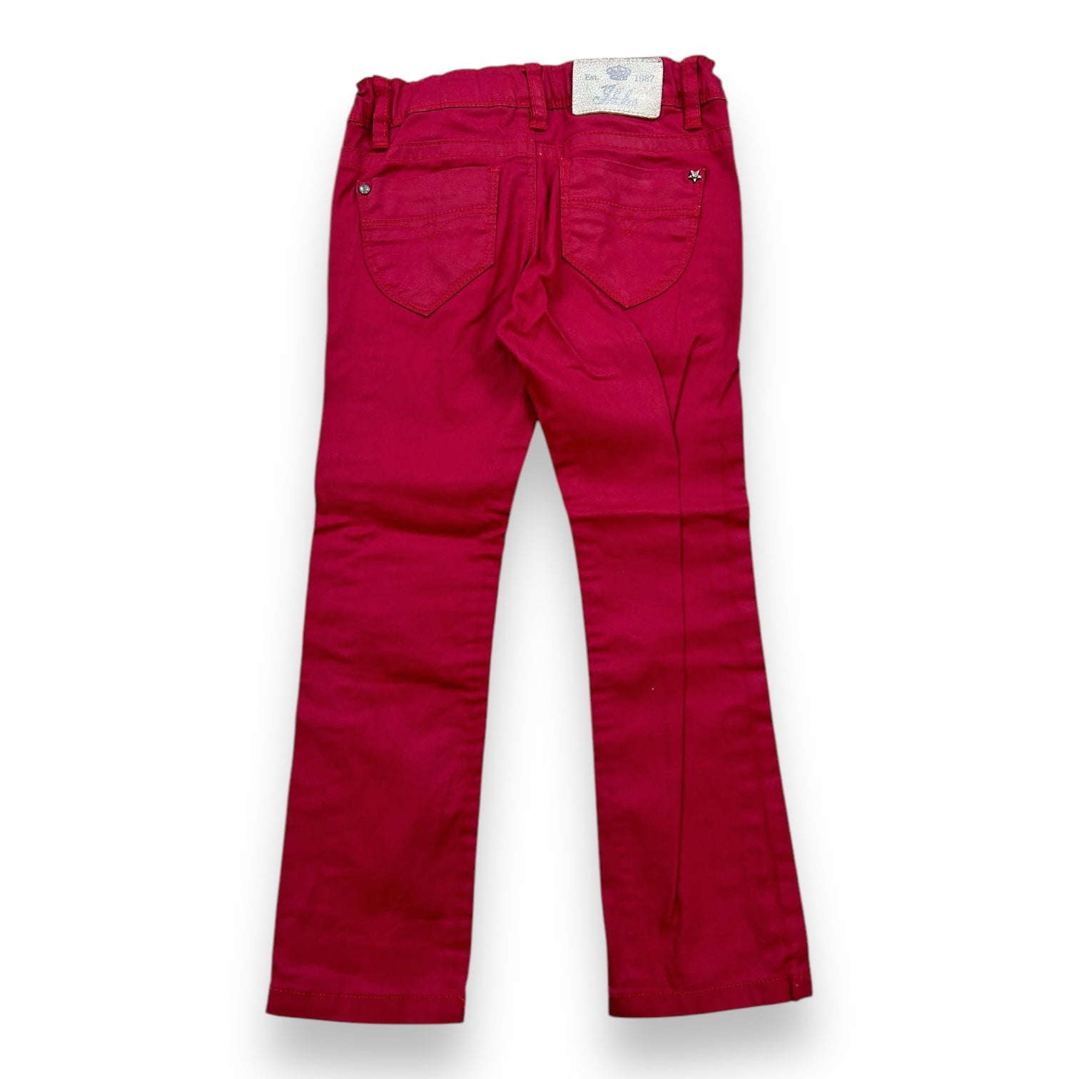 IKKS - PANTALON - ROUGE - 6 ANS