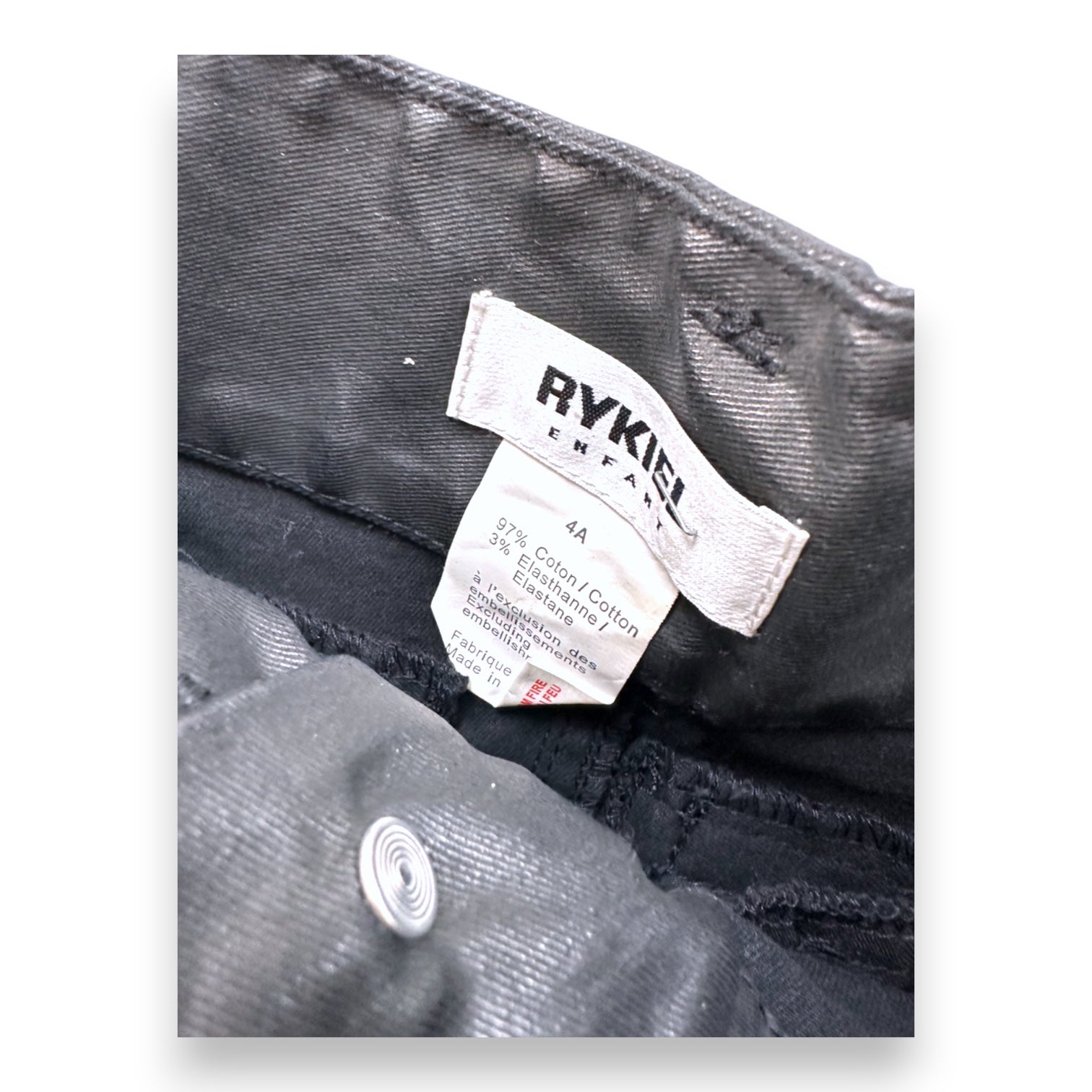 RYKIEL - JUPE - NOIR - 4 ANS