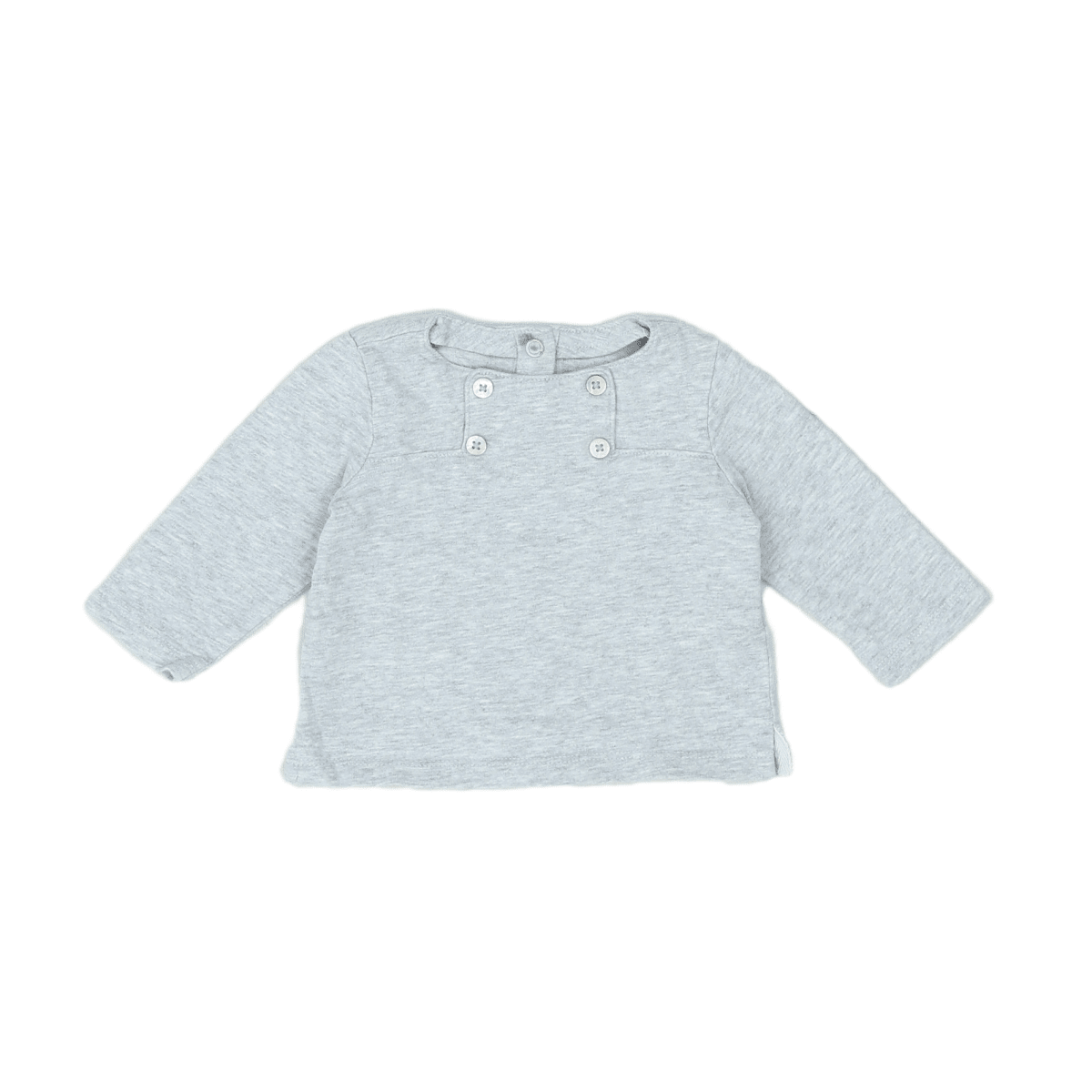 NATALYS - T-SHIRT - GRIS - 3 MOIS