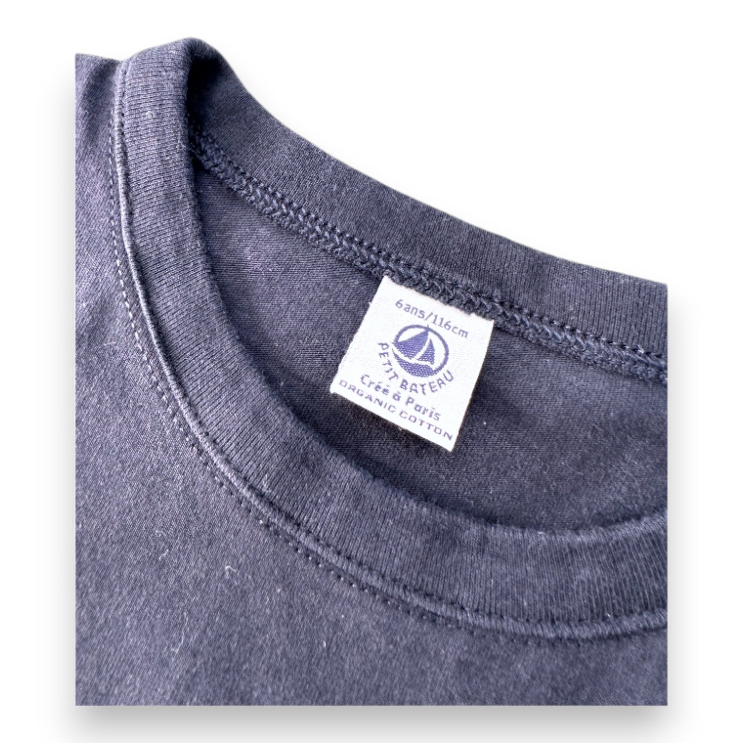 PETIT BATEAU - T-SHIRT - BLEU - 6 ANS