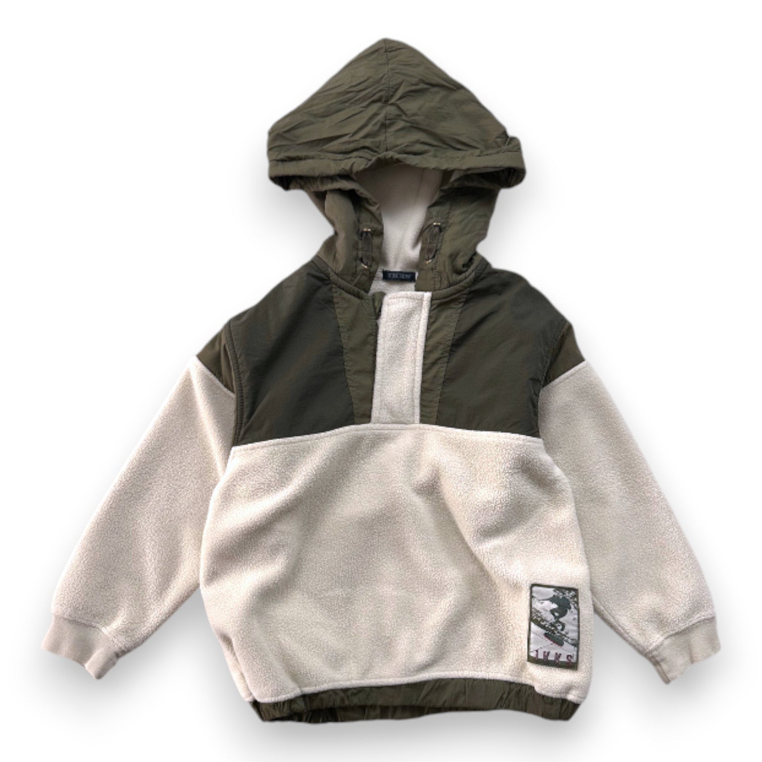 IKKS - MANTEAU - VERT, BEIGE - 4 ANS