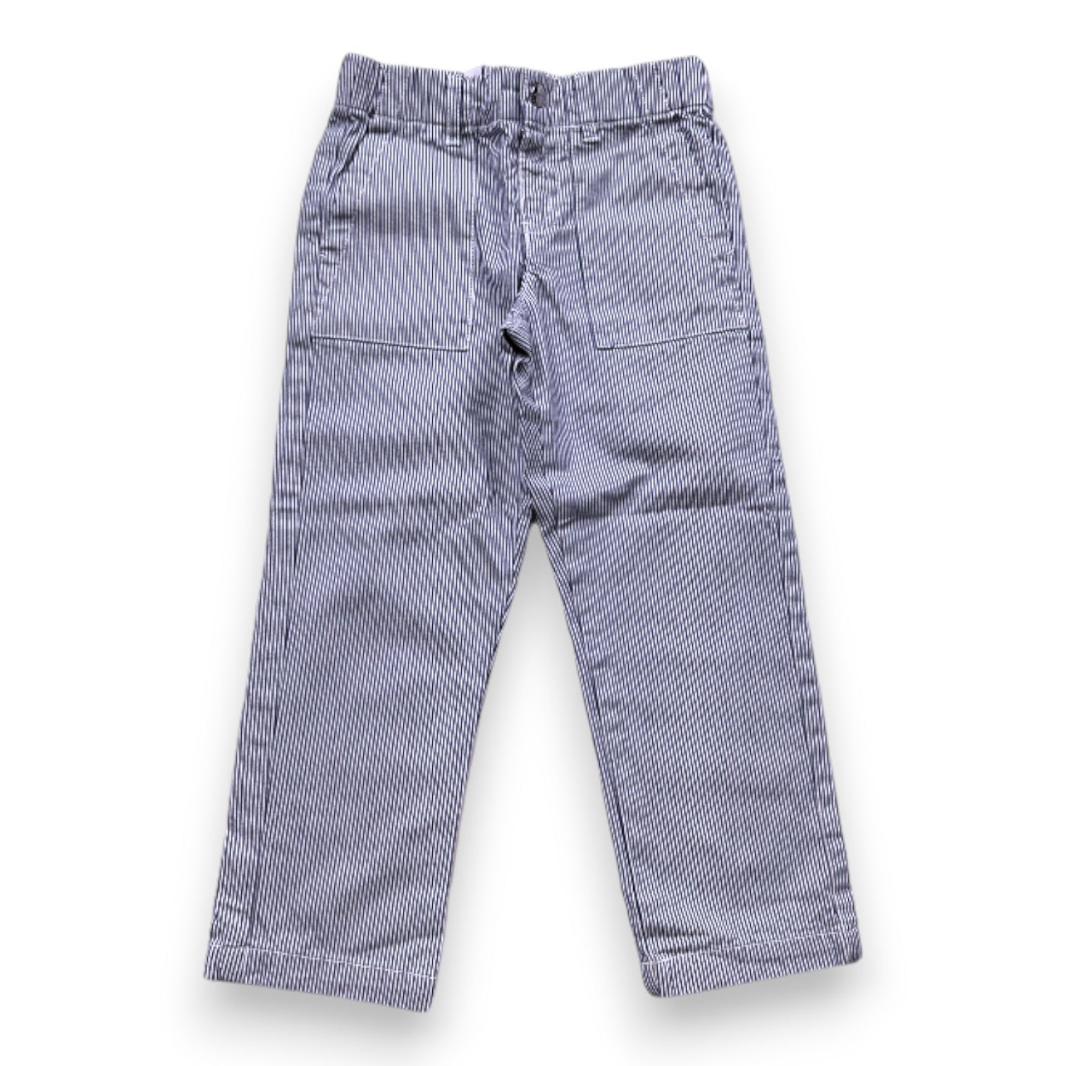 JACADI - PANTALON - BLEU, BLANC - 4 ANS