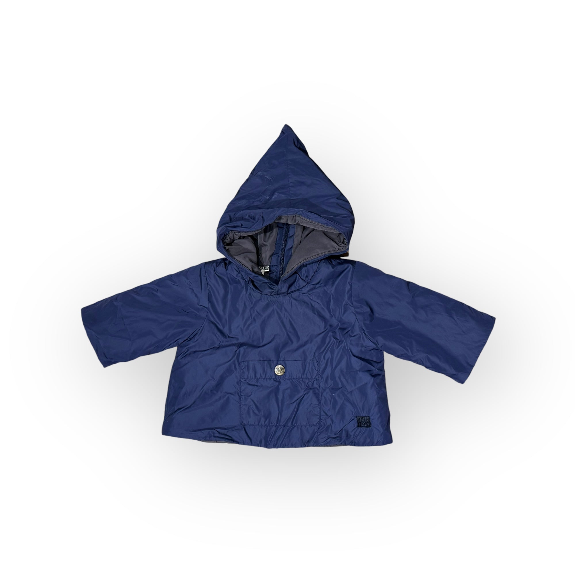 BONTON - MANTEAU BLEU - 6 MOIS