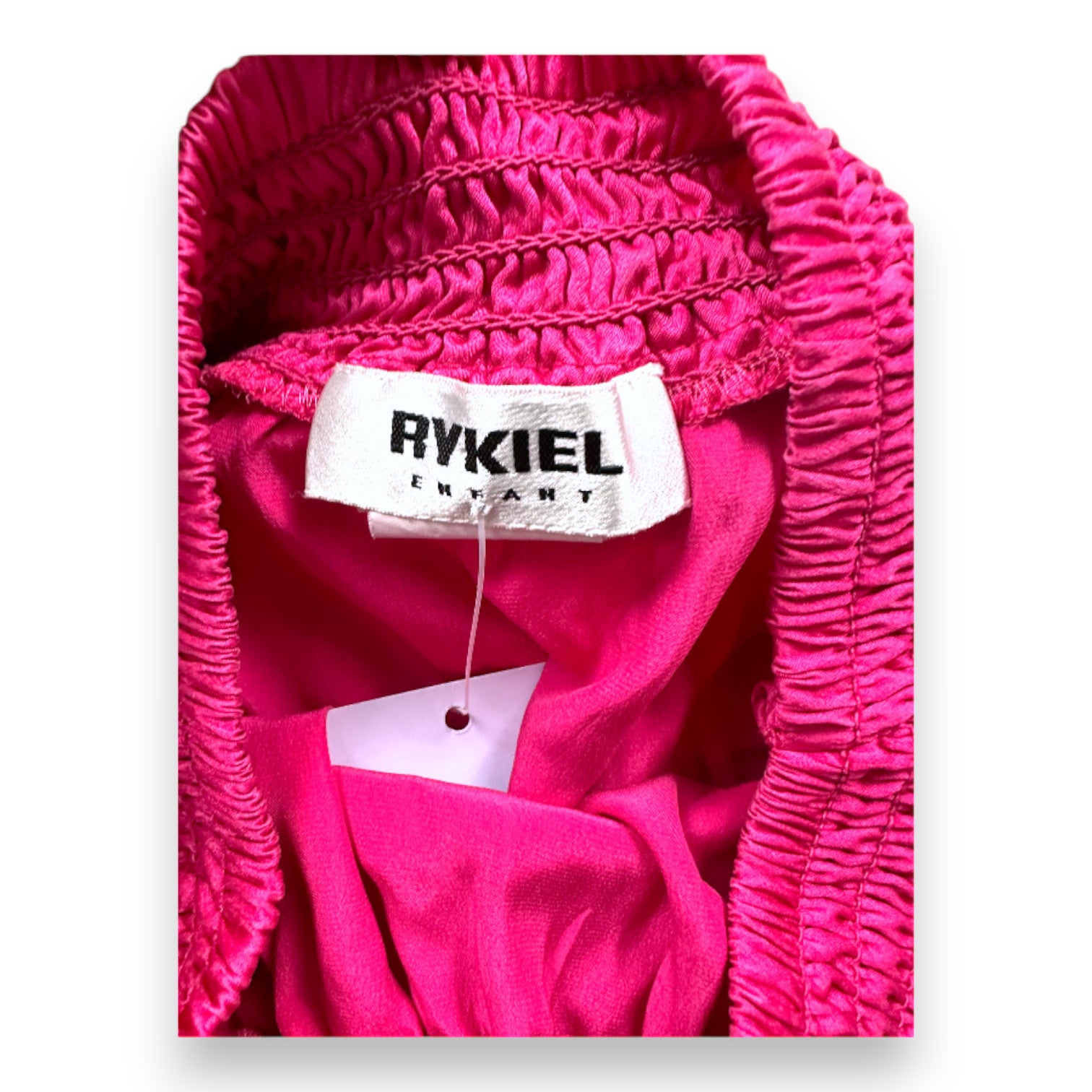 SONIA RYCKIEL - Jupe rose en soie - 6 ans