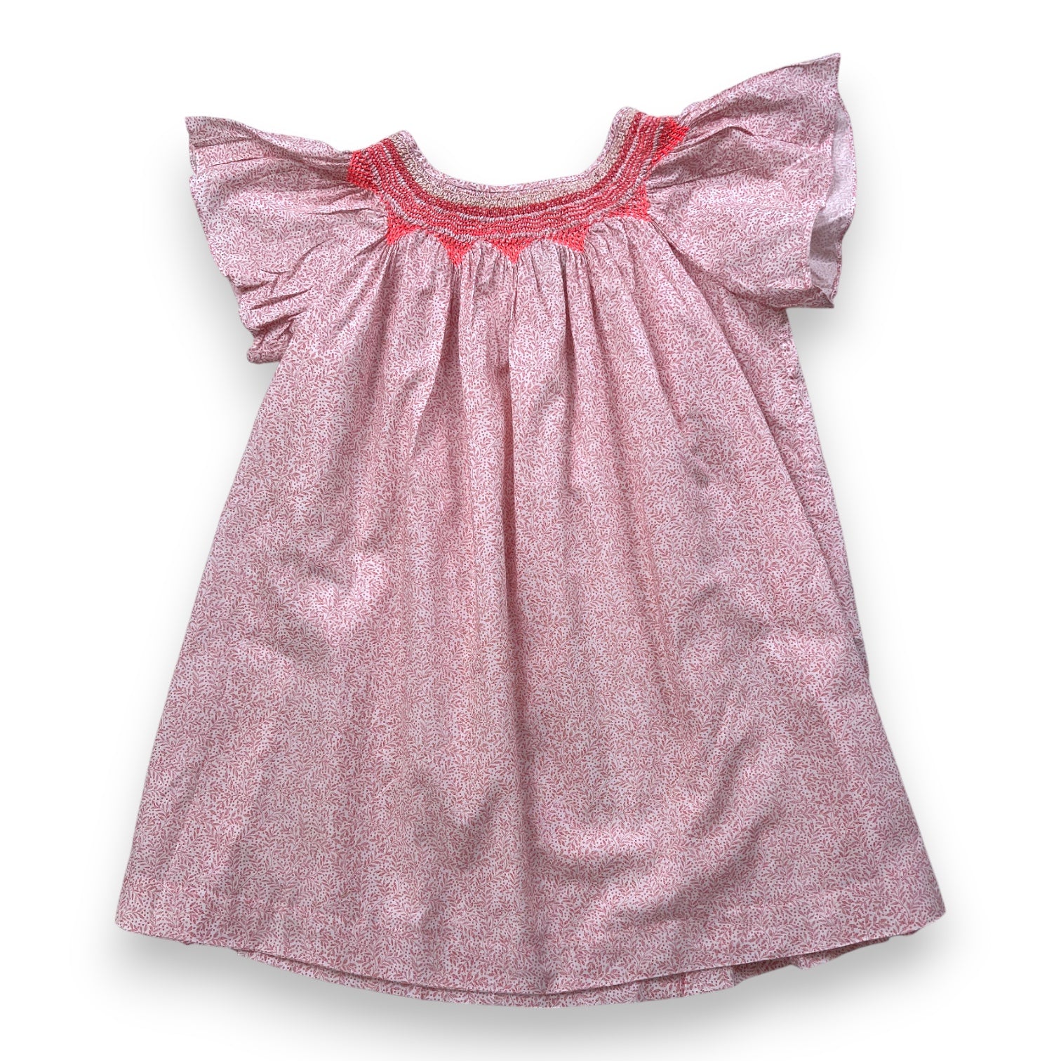 BONPOINT - ROBE - ROSE - 6 ANS