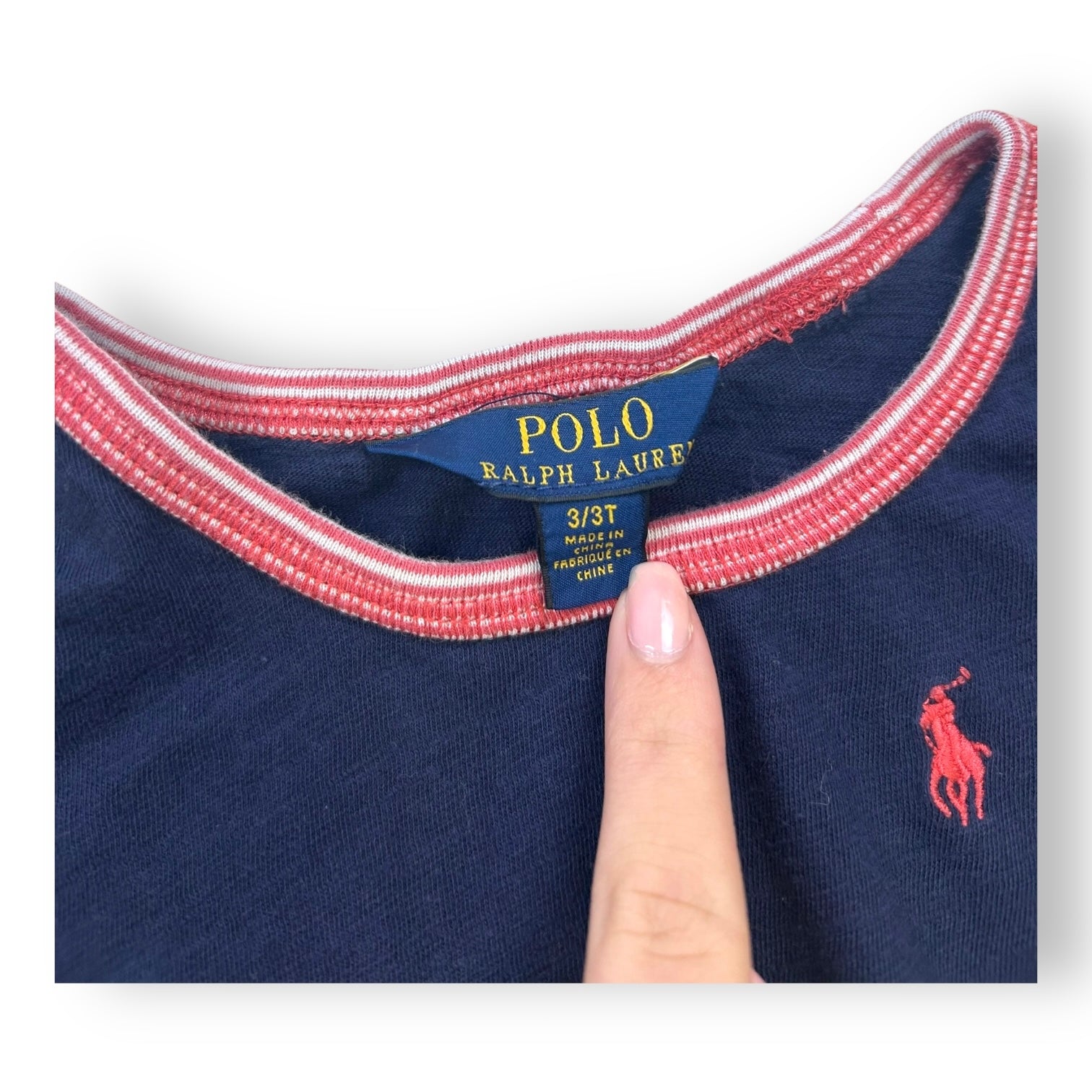 RALPH LAUREN - ROBE - BLEU - 3 ANS