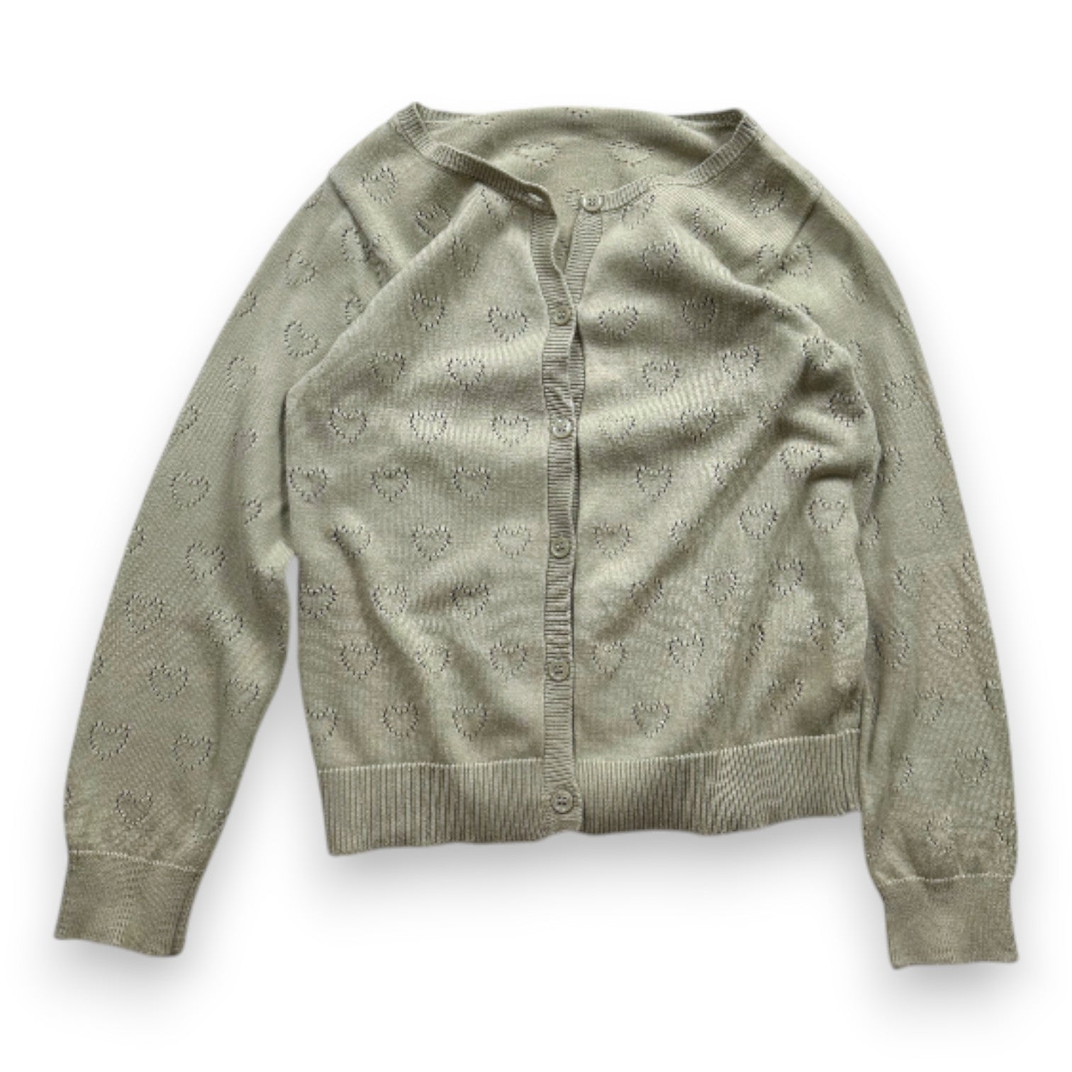 BONTON - CARDIGAN - BEIGE - 8 ANS