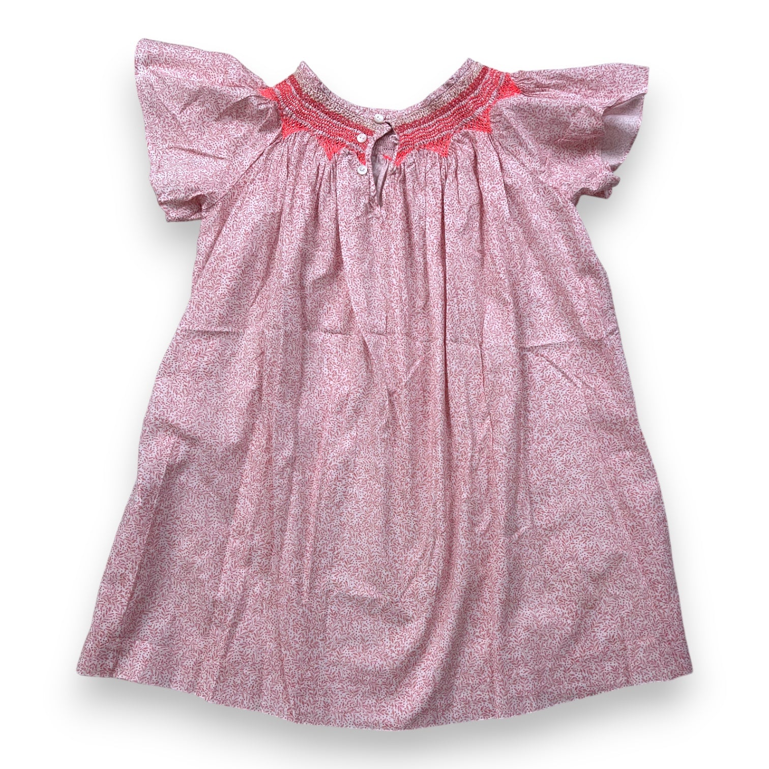 BONPOINT - ROBE - ROSE - 6 ANS