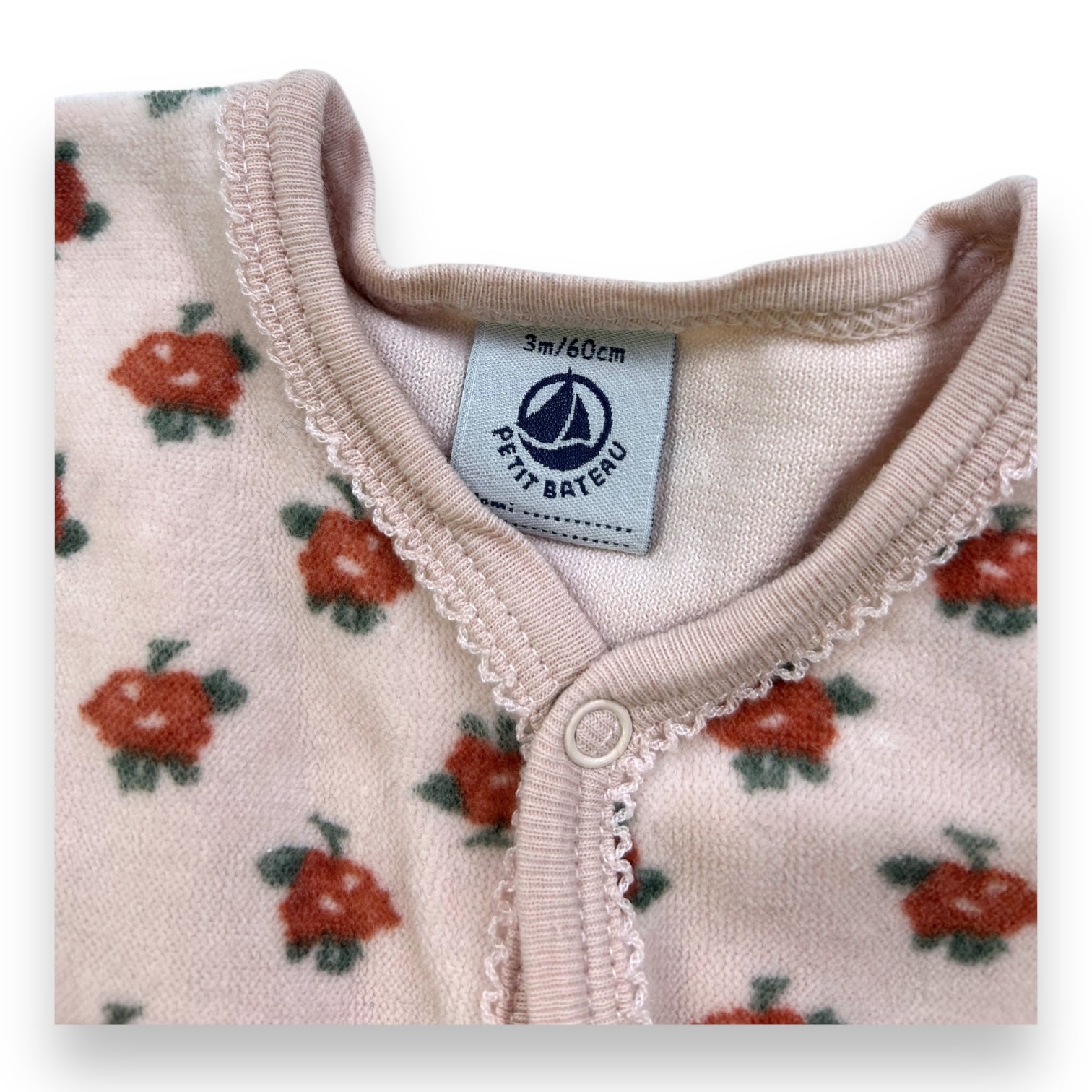 PETIT BATEAU - PYJAMA - ROSE - 3 MOIS