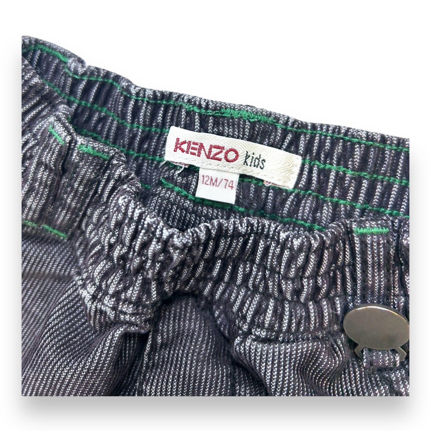 KENZO - PANTALON - GRIS - 12 MOIS