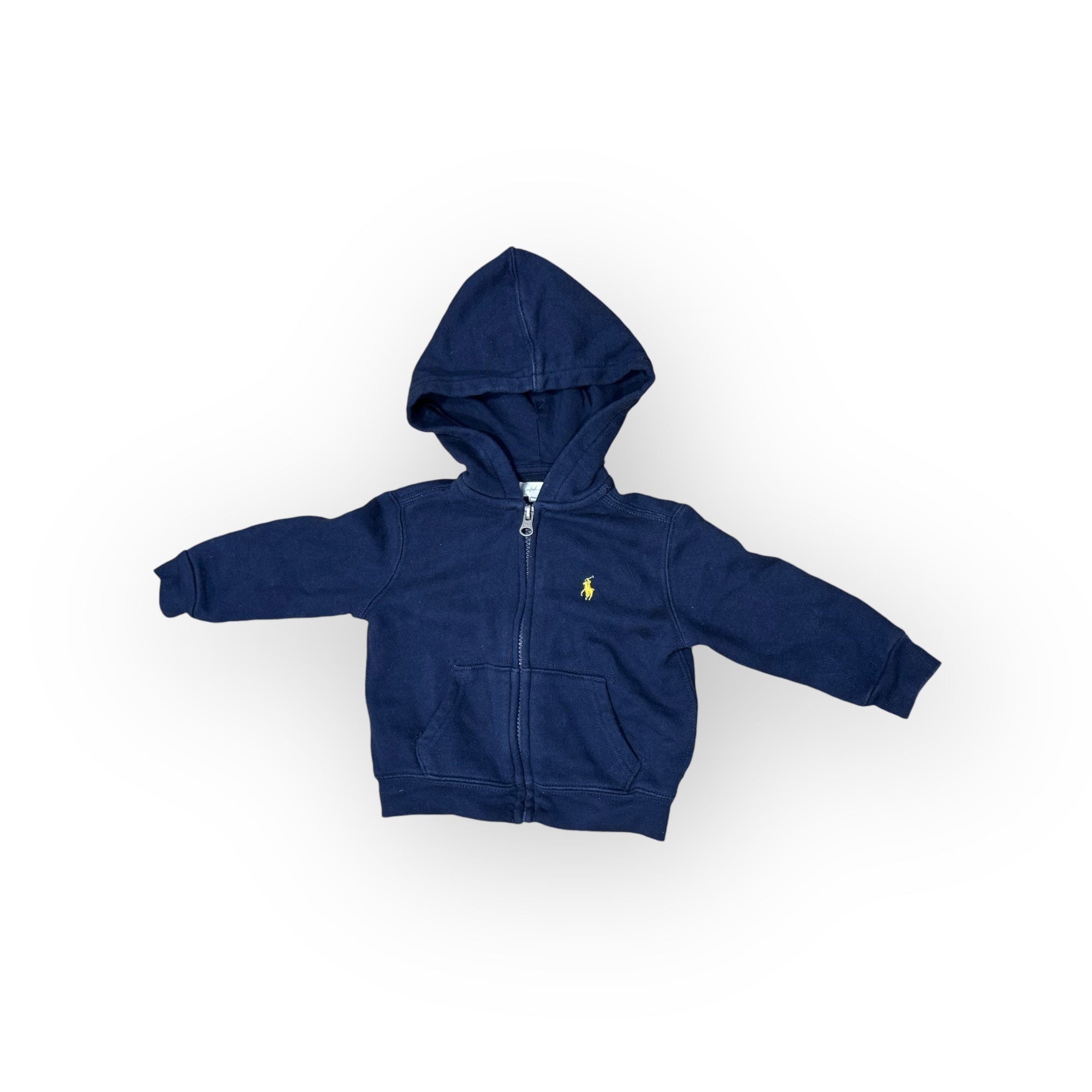 RALPH LAUREN - SWEAT BLEU - 12 MOIS