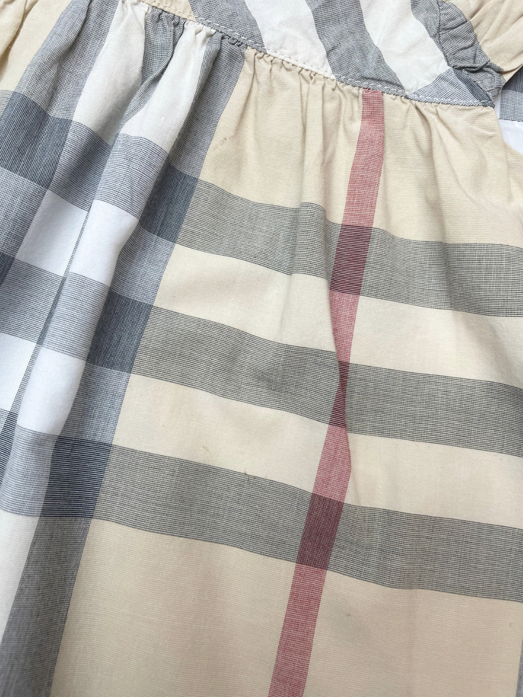 BURBERRY - Robe & bloomer à carreaux - 12 mois