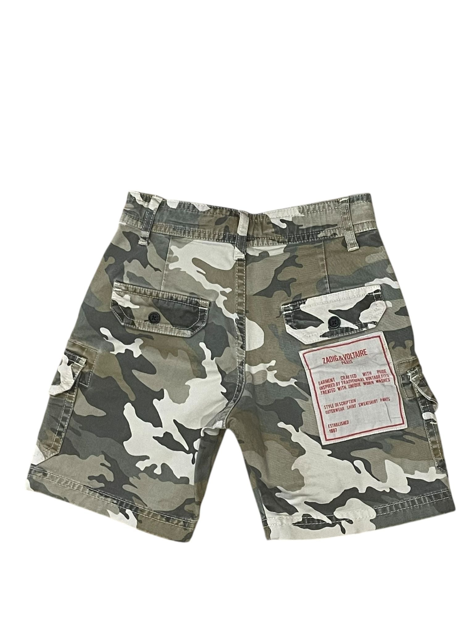 ZADIG & VOLTAIRE - Short kaki militaire - 4 ans