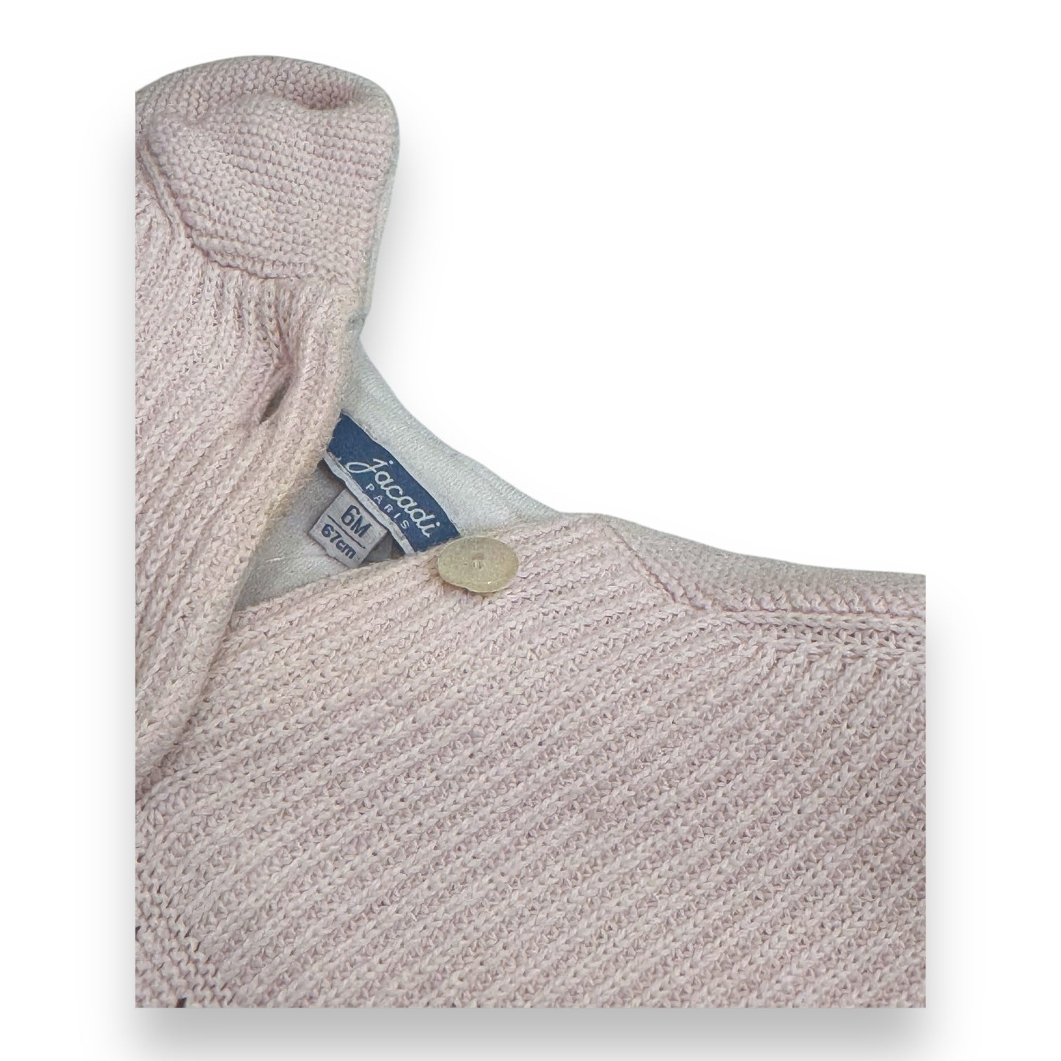 JACADI - Cardigan rose - 6 mois