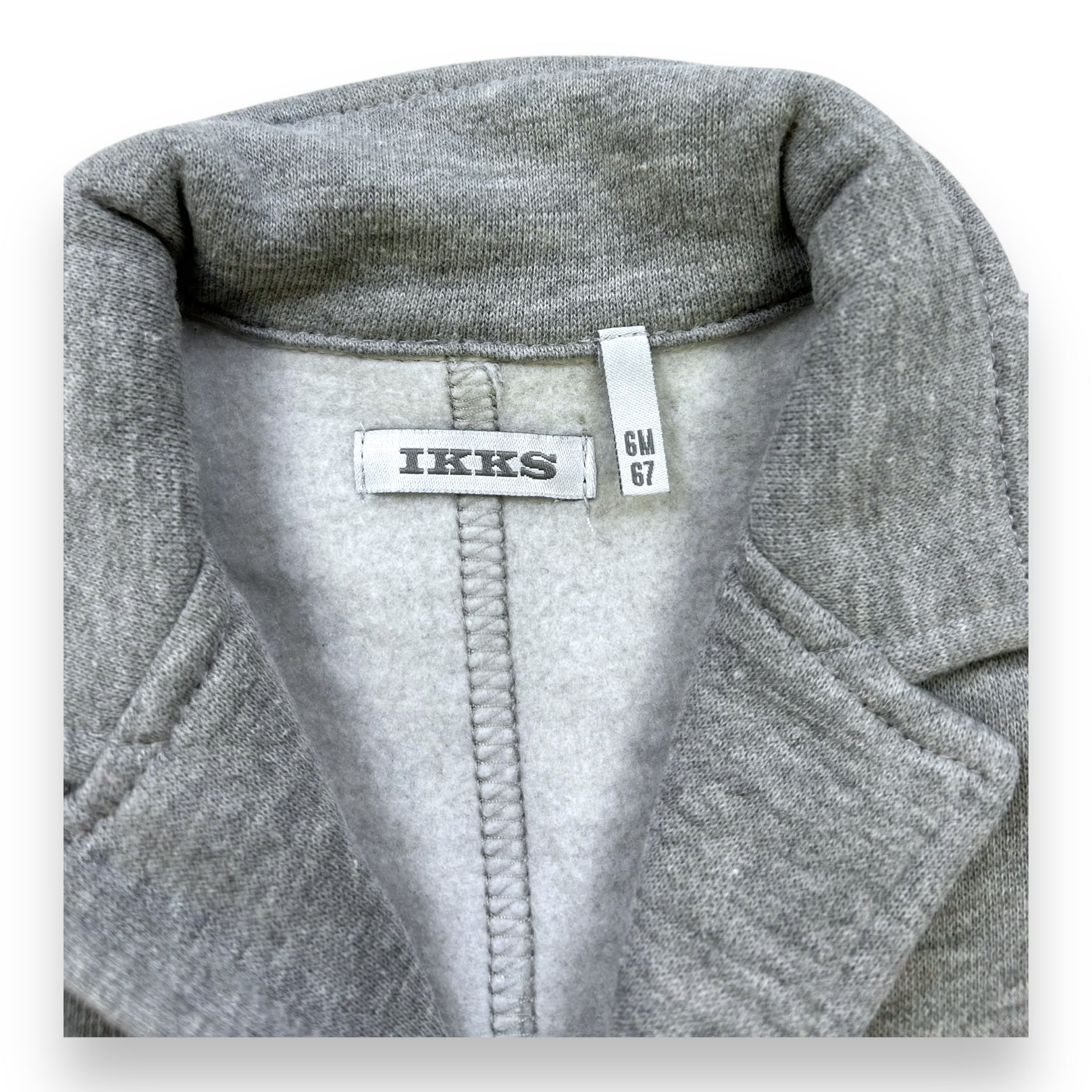 IKKS - GILET - GRIS - 6 MOIS