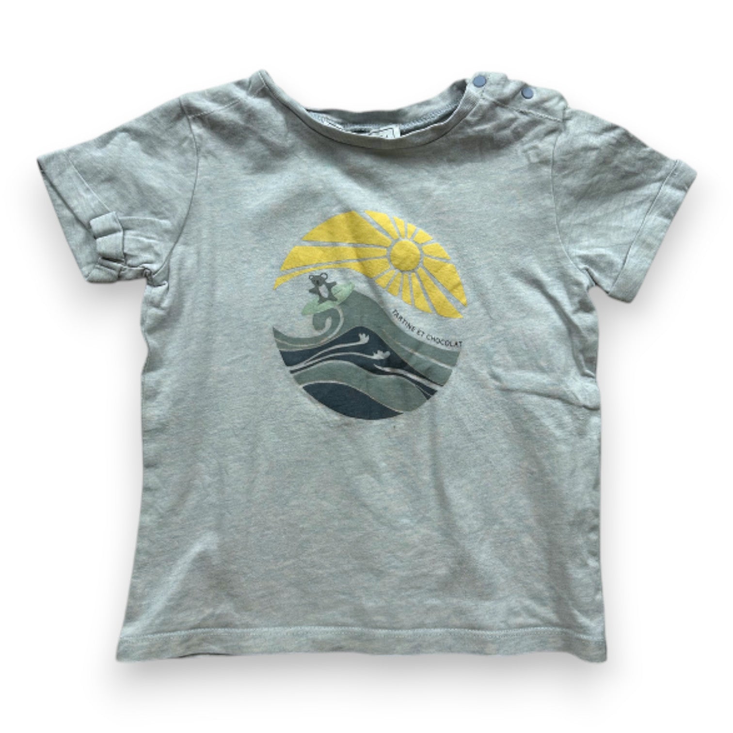 TARTINE & CHOCOLAT - T-SHIRT - GRIS - 4 ANS