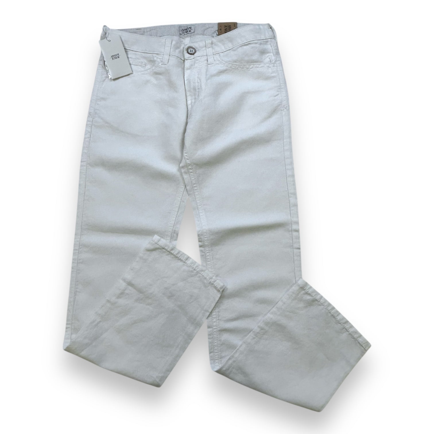 ARMANI JUNIOR - PANTALON - BLANC - 12 ANS