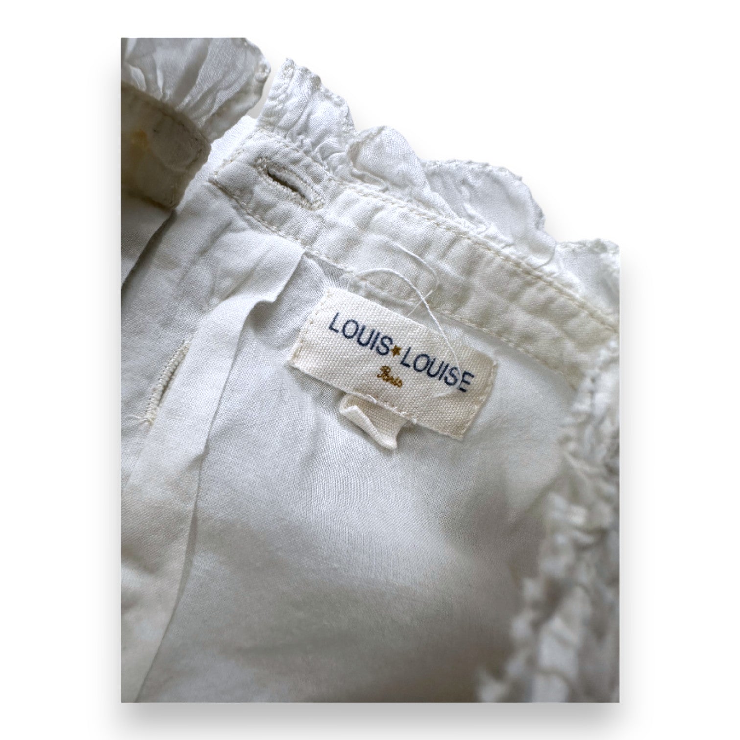 LOUIS LOUISE - BLOUSE - BLANC - 4 ANS