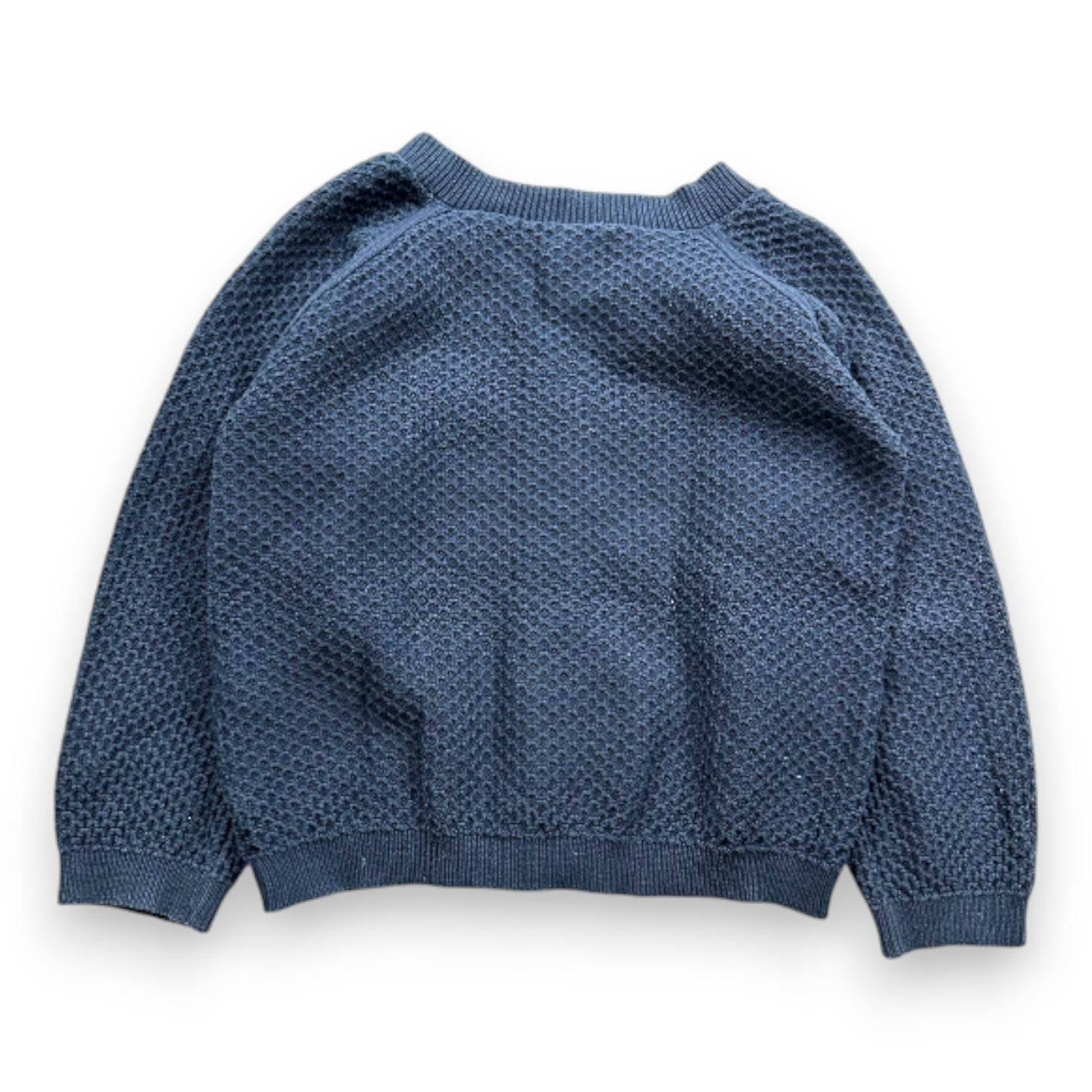 PETIT BATEAU - CARDIGAN - BLEU - 3 ANS