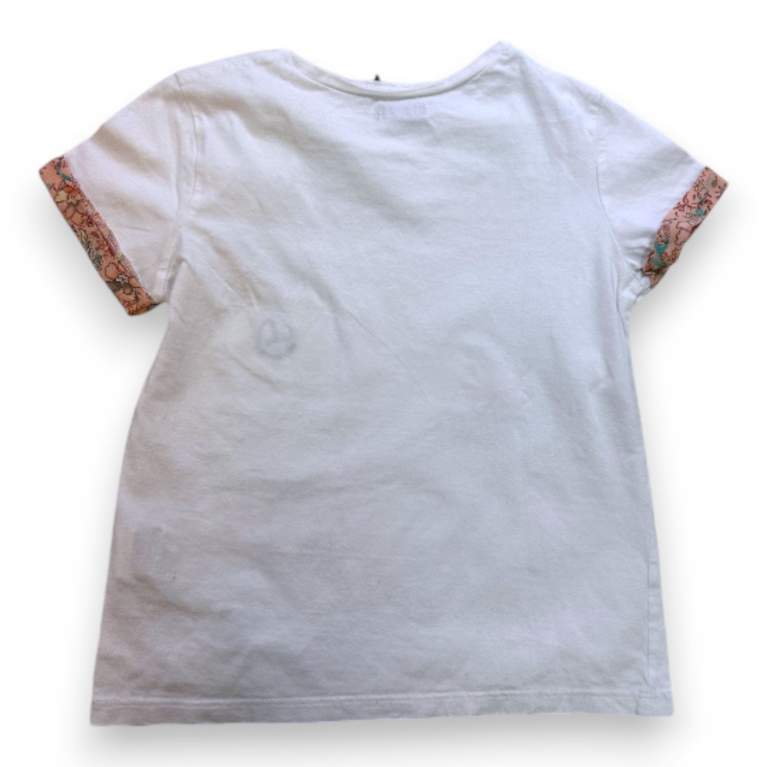 IKKS - T-SHIRT BLANC - 8 ANS