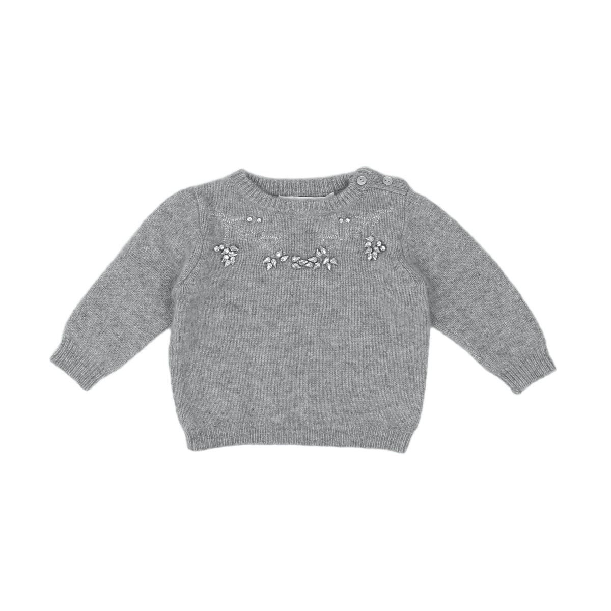 OSCAR ET VALENTINE - PULL - GRIS - 3 MOIS