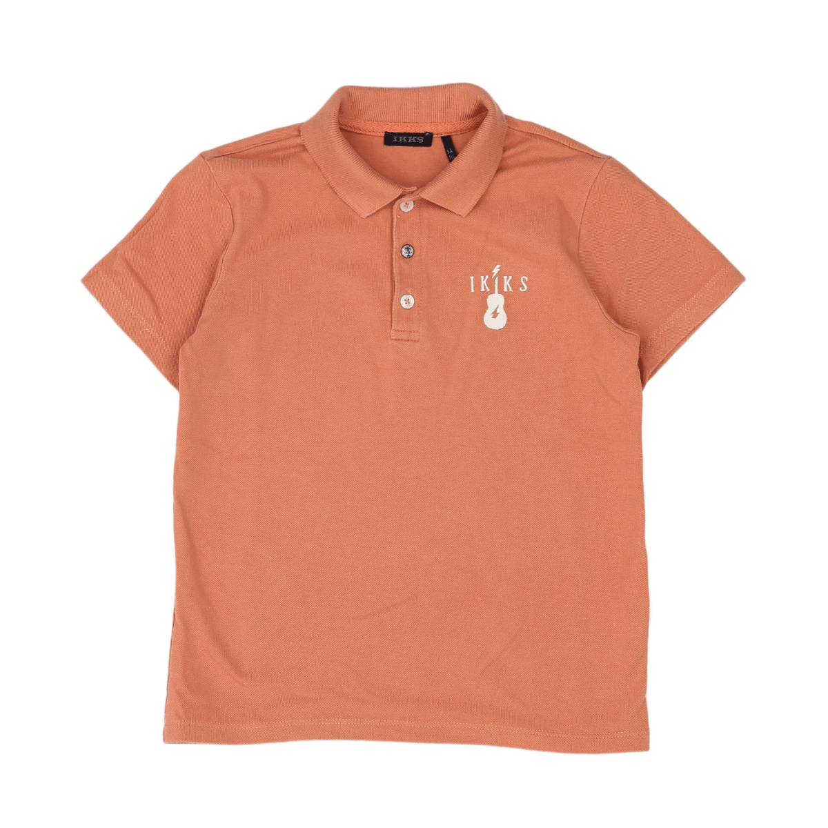 IKKS - POLO - ORANGE - 6 ANS