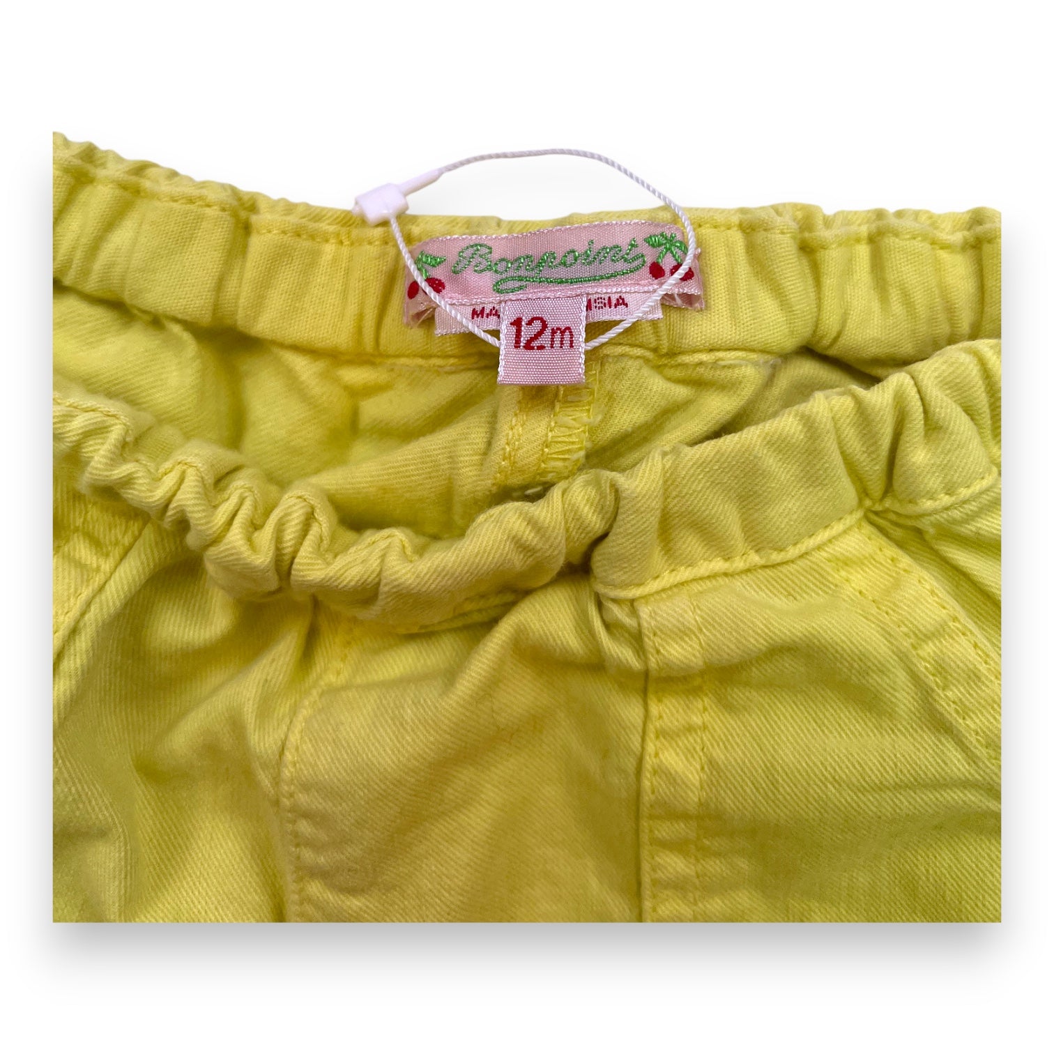 BONPOINT - PANTALON - JAUNE - 12 MOIS