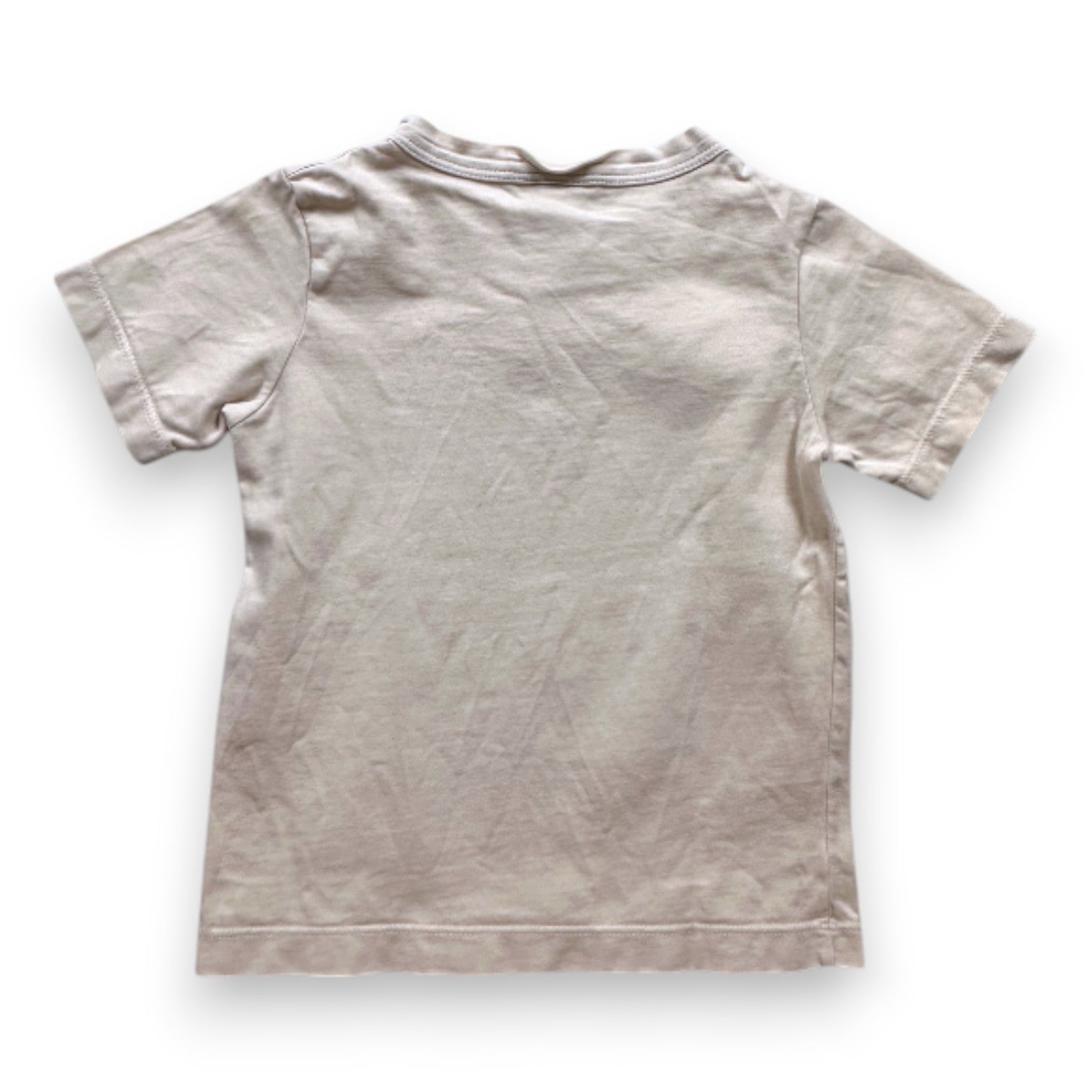 PETIT BATEAU - T-SHIRT - BEIGE - 4 ANS