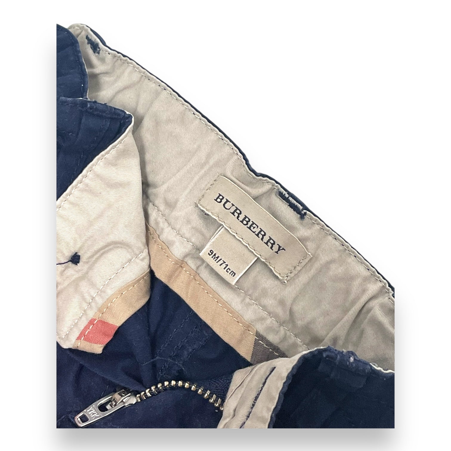 BURBERRY - SHORT - BLEU - 9 MOIS