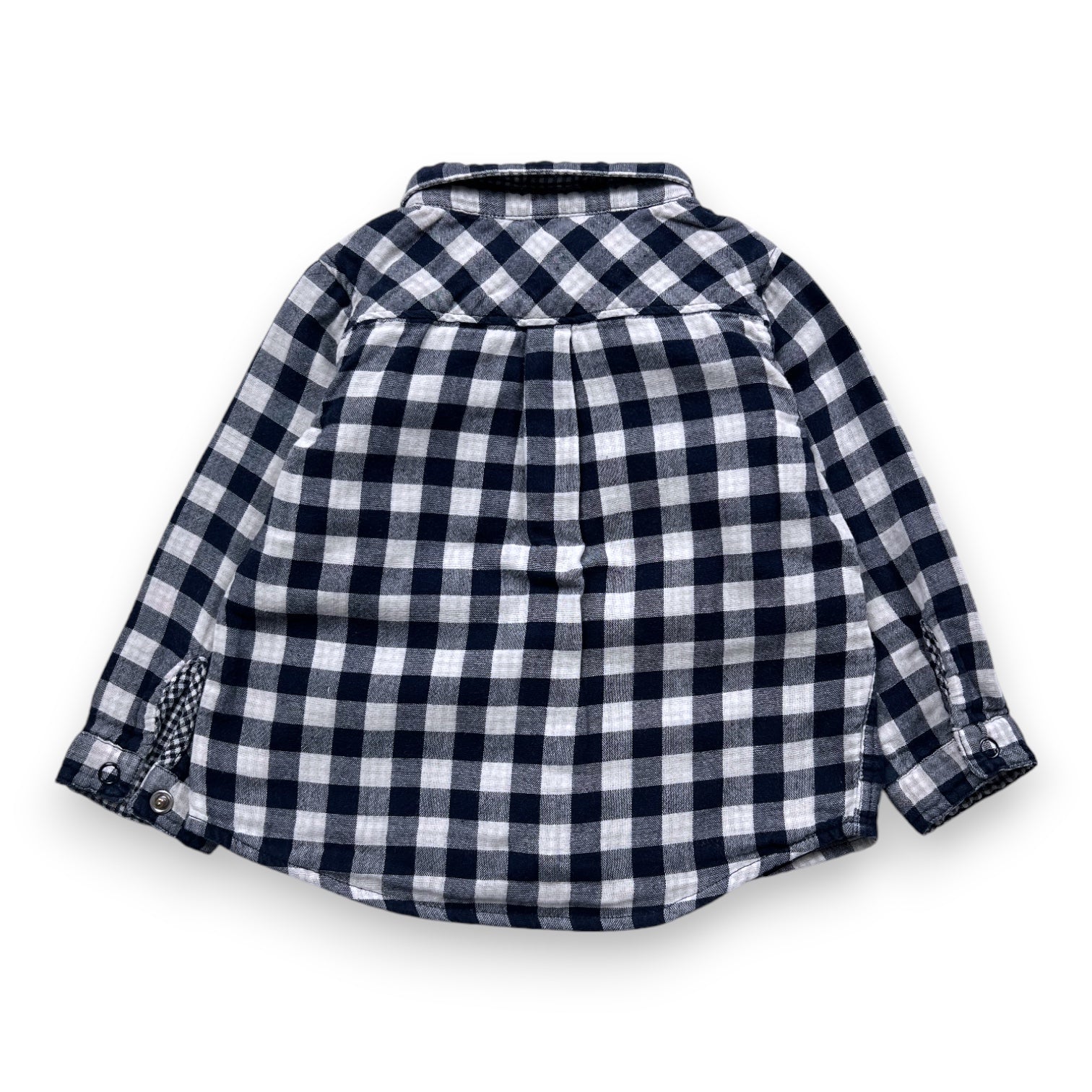 PETIT BATEAU - CHEMISE - BLEU, BLANC - 18 MOIS