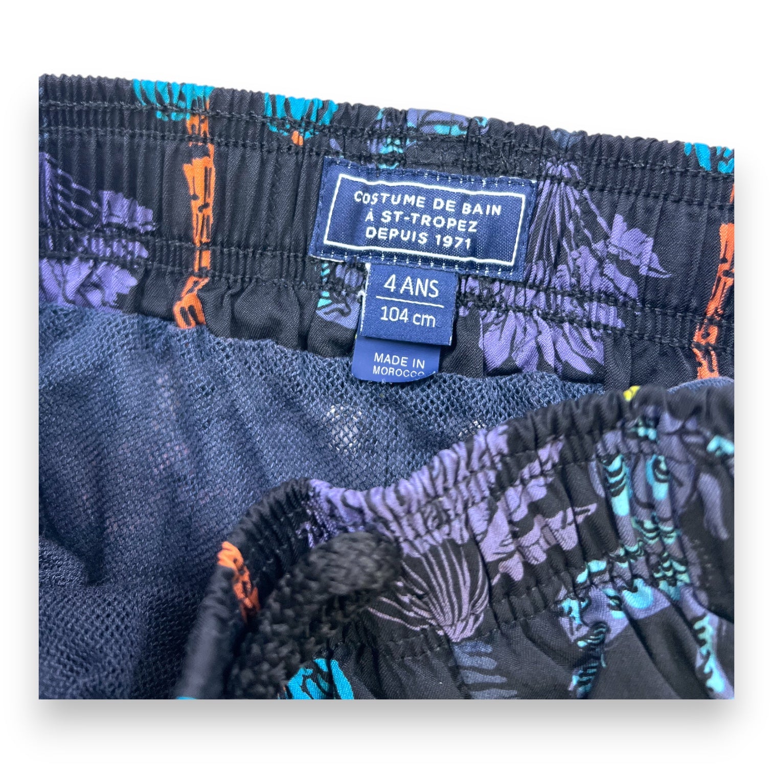 VILEBREQUIN - SHORT DE BAIN - NOIR, MULTICOLORE - 3 ANS