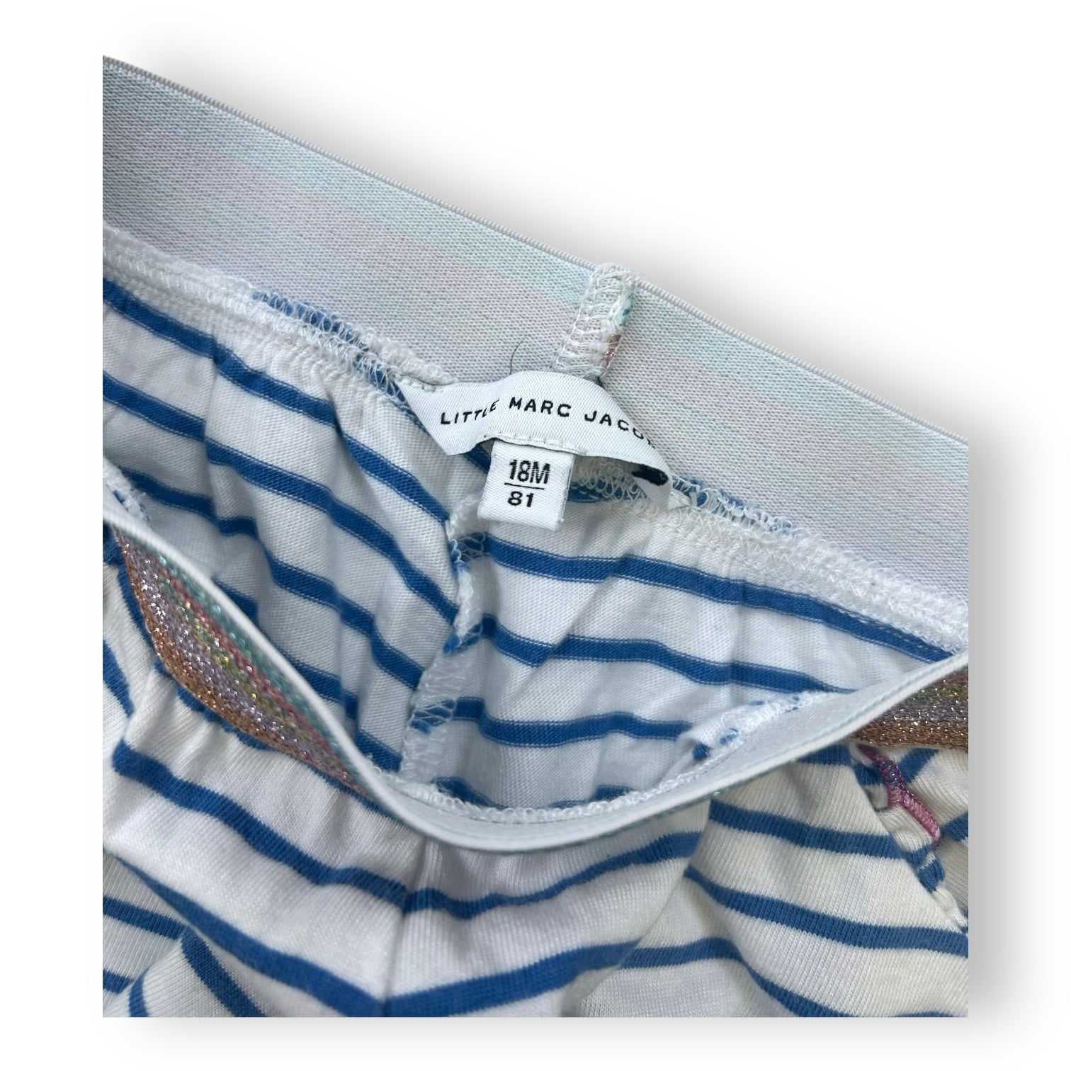 LITTLE MARC JACOBS - SHORT - BLANC, BLEU - 18 MOIS