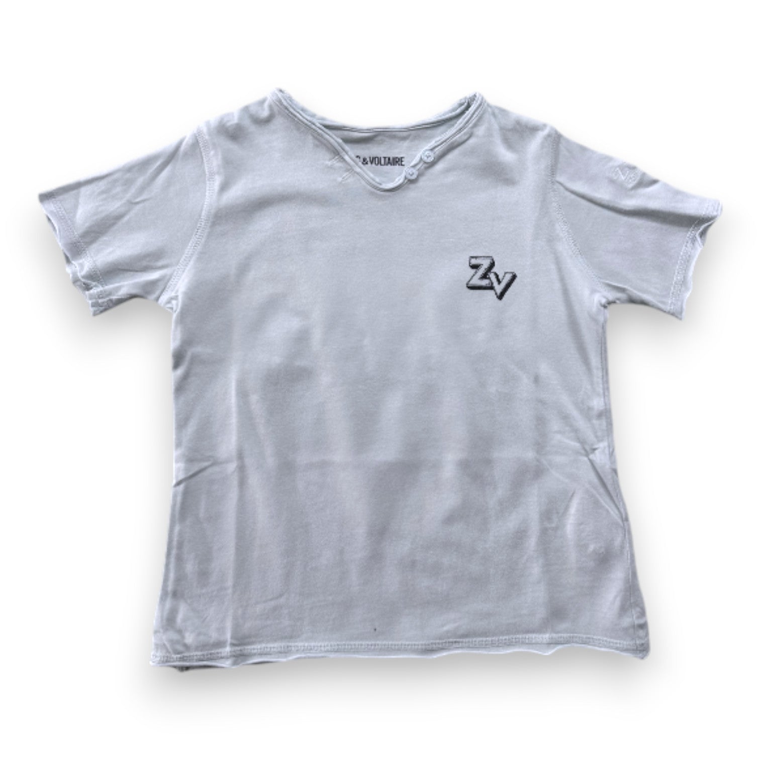 ZADIG & VOLTAIRE - T-SHIRT - BLEU - 4 ANS