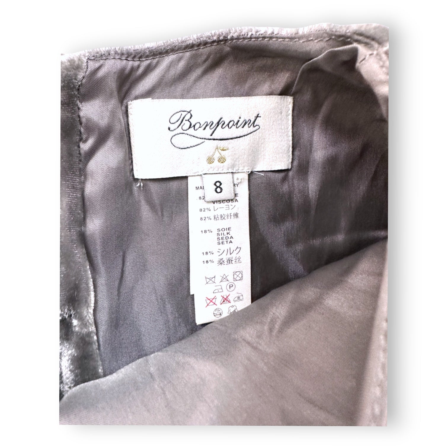 BONPOINT - T-SHIRT - GRIS - 8 ANS