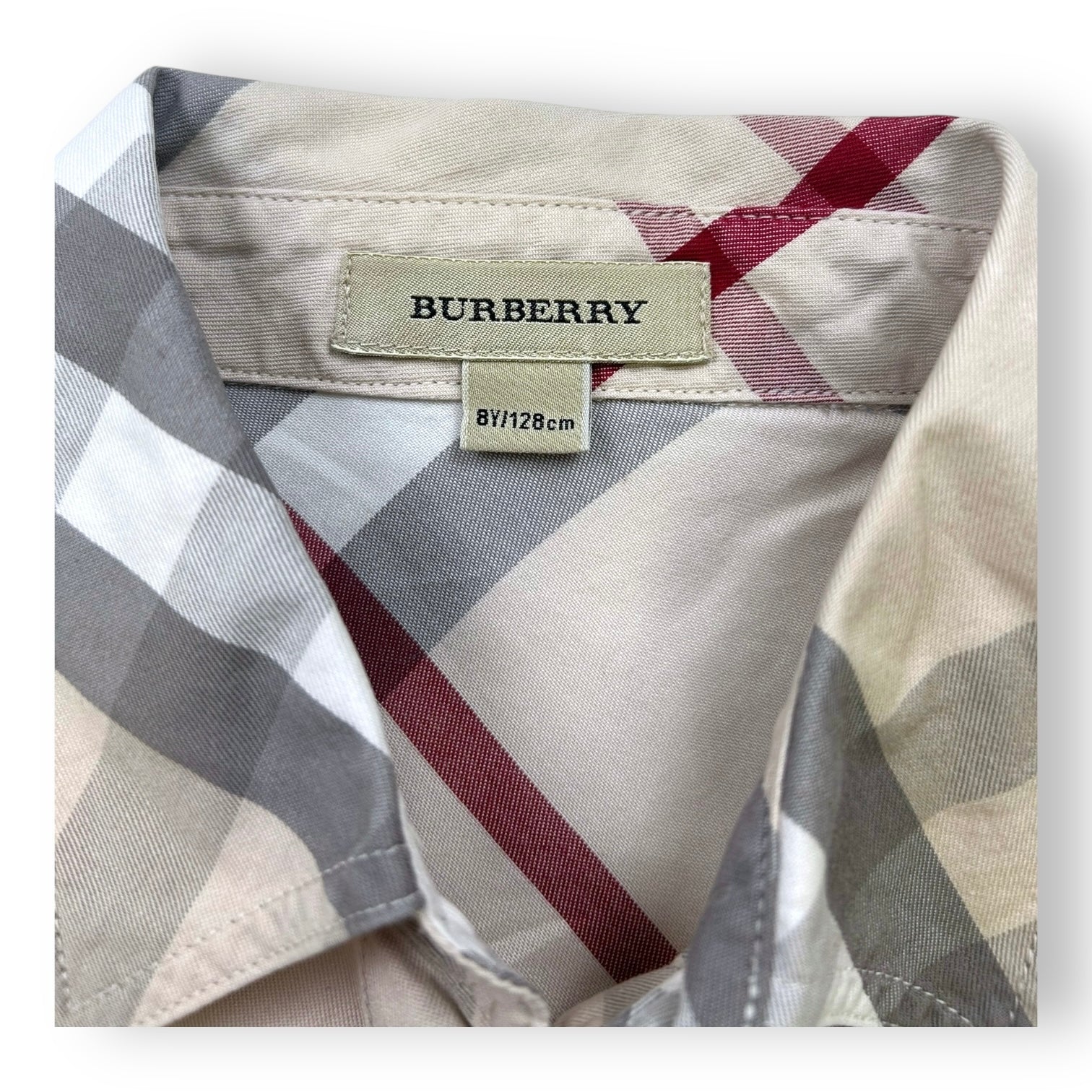 BURBERRY - CHEMISE - BEIGE - 8 ANS