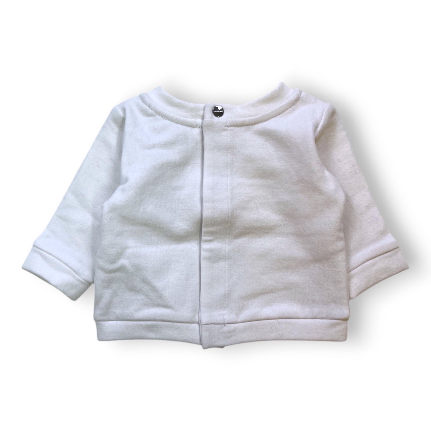 JACADI - SWEAT - BLANC - 1 MOIS