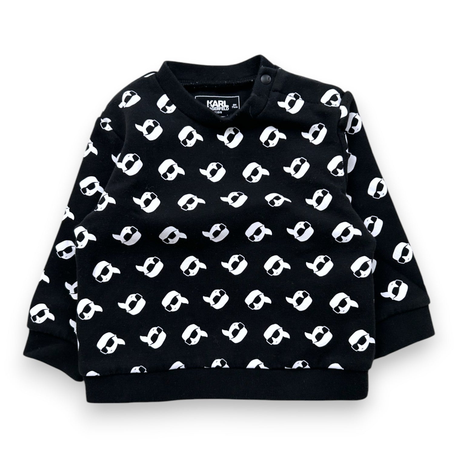 KARL LAGERFELD - SWEAT - NOIR, BLANC - 9 MOIS