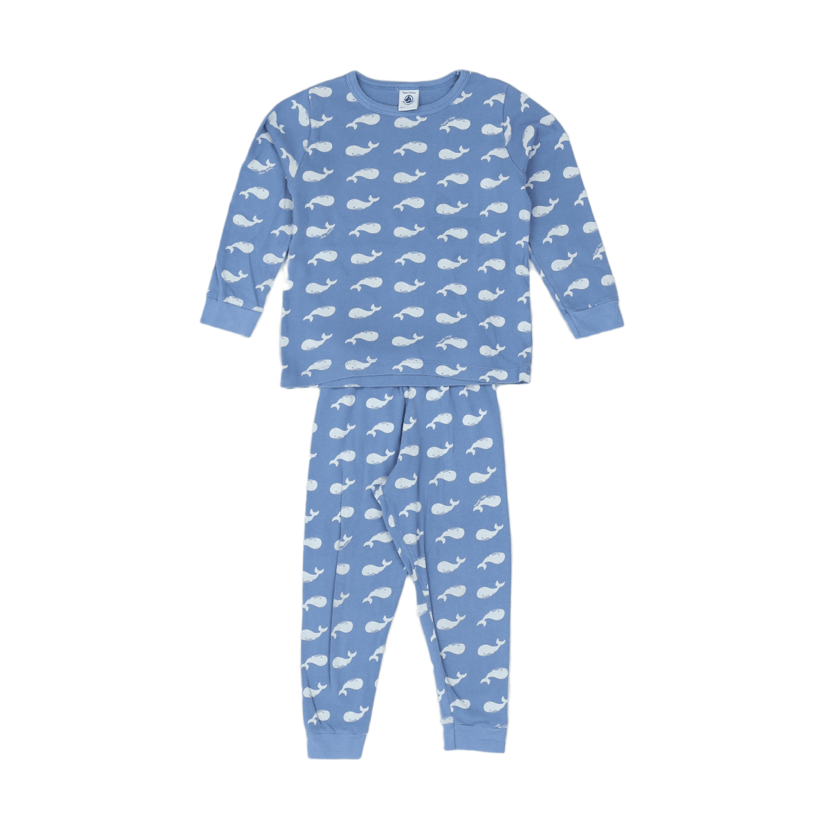 PETIT BATEAU - PYJAMA - BLEU, BLANC - 5 ANS