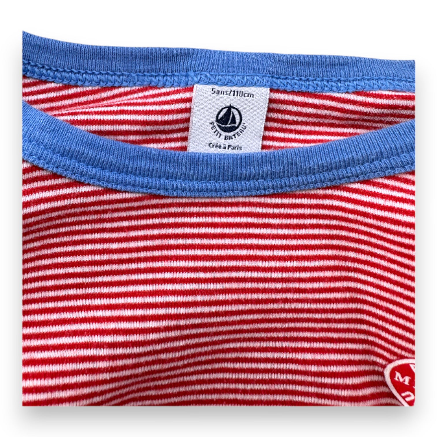 PETIT BATEAU - PYJAMA - ROUGE - 5 ANS